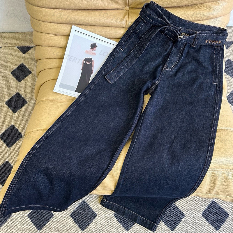 Jeans High Quty Luxury Jean Pants Women Denim Slim Fit Womens Pant -15 Embroidered Long Trousers Baggy Straight Leg Trouser Z260314