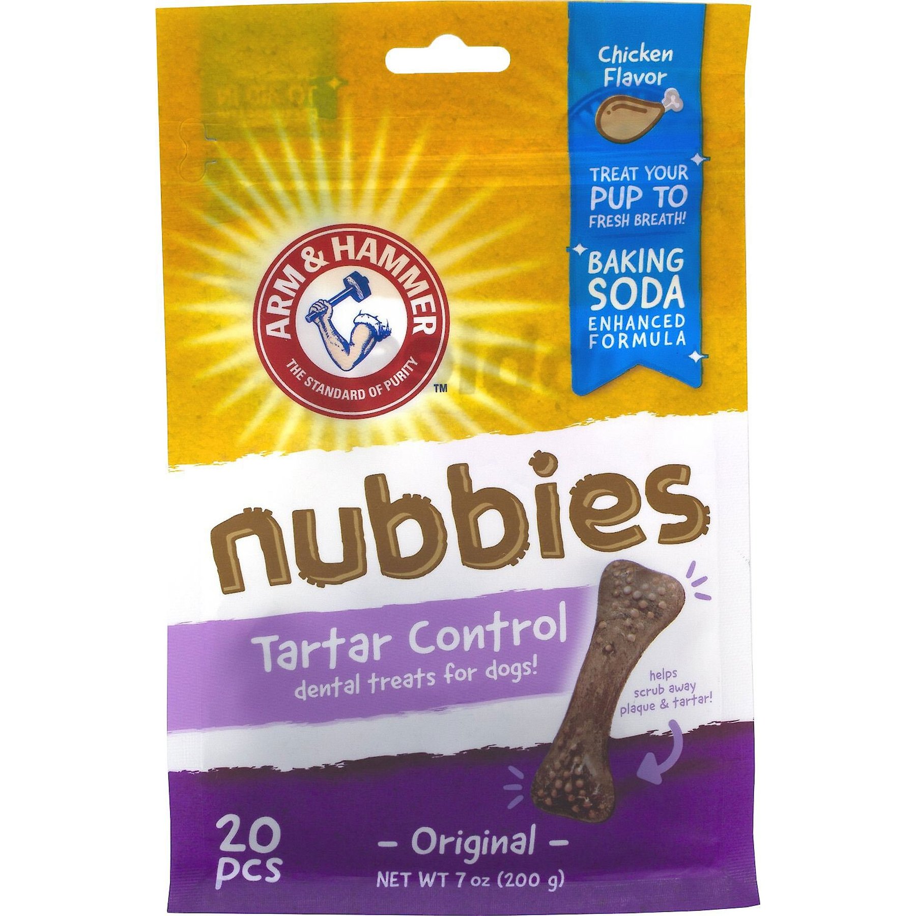 Arm & Hammer Products Nubbies Tartar Control Original Chicken Flavor Dog Dental Chews