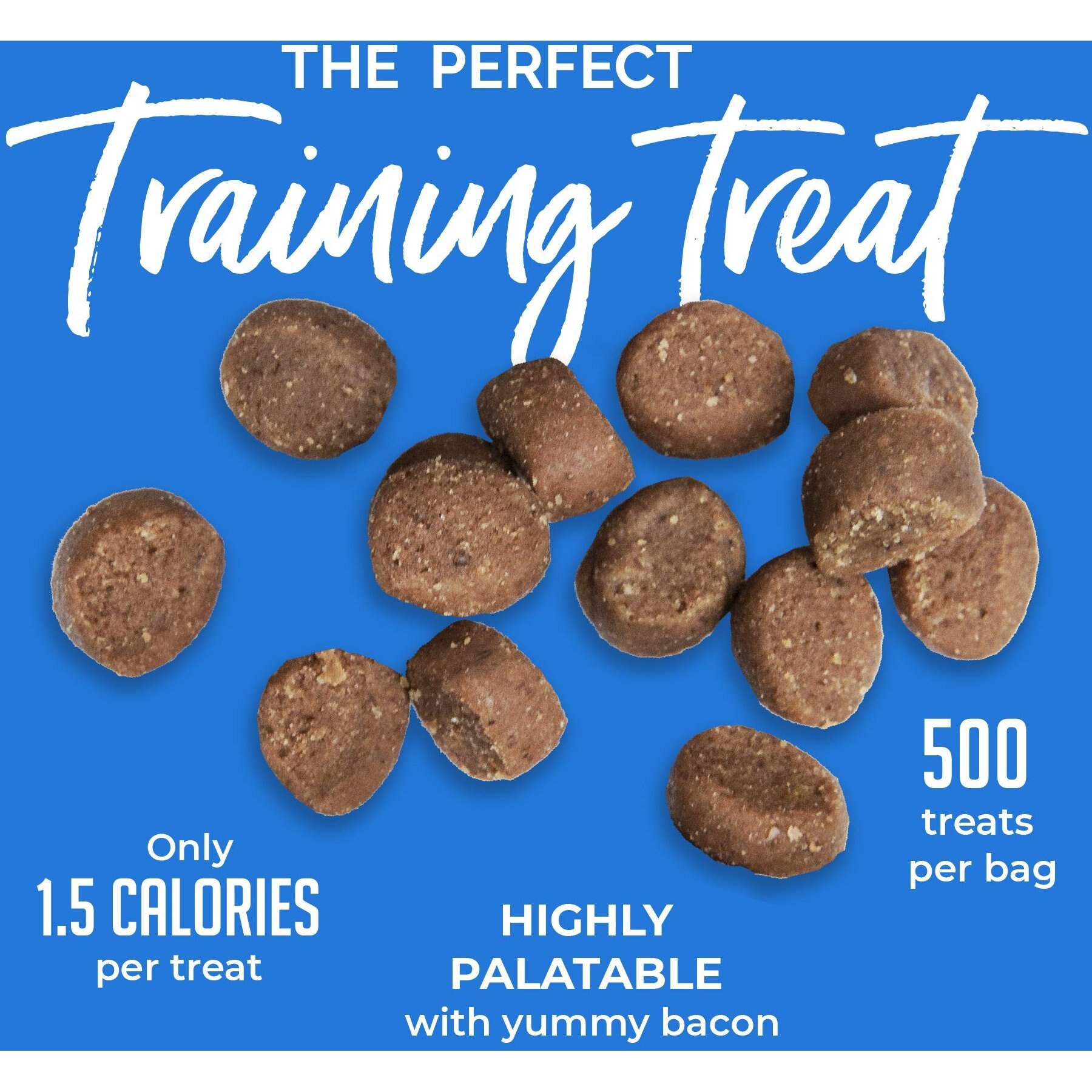 Buddy Biscuits Trainers Training Bites Bacon Flavor Dog Treats, 10-oz bag
