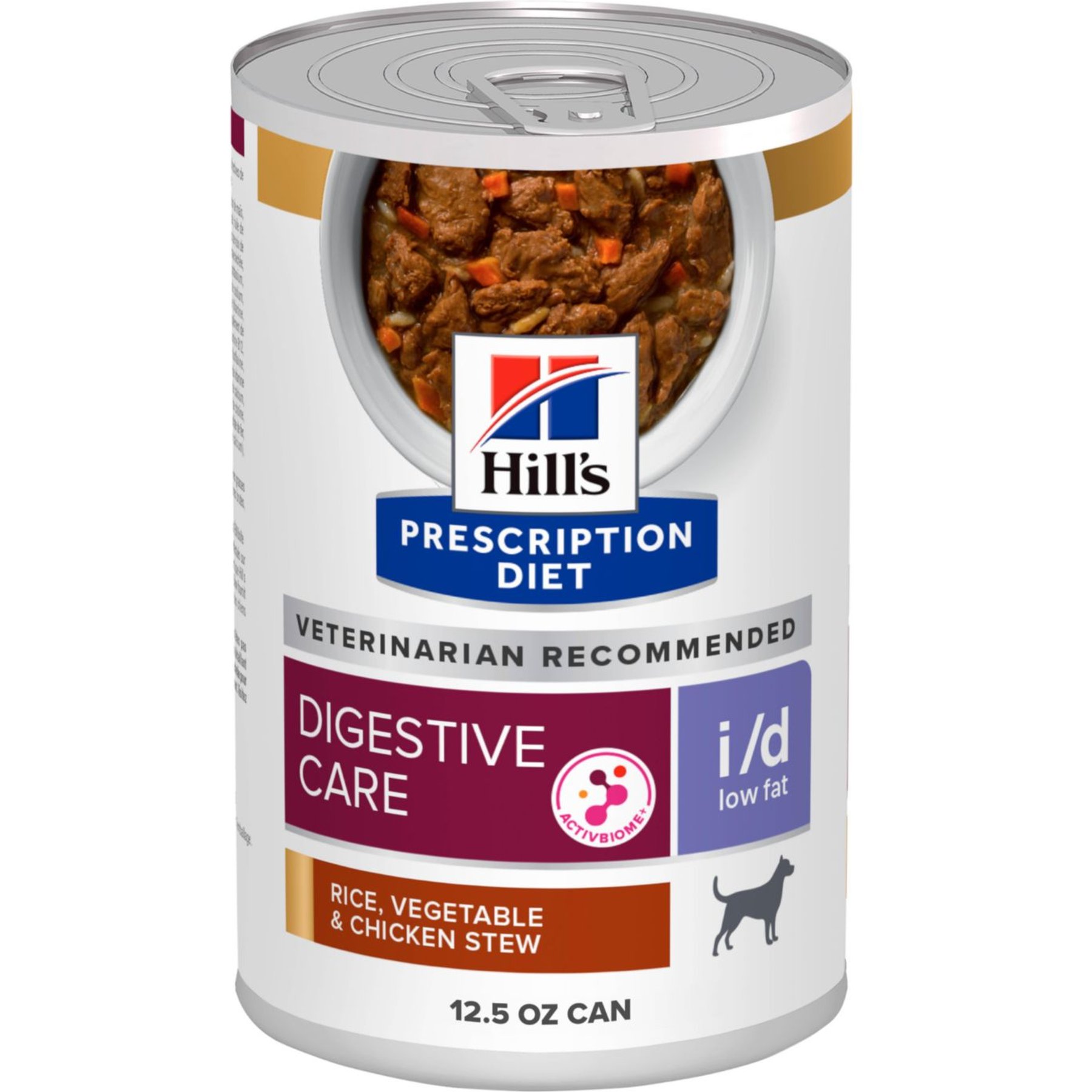 Hill's Prescription Diet i/d Digestive Care Low Fat Rice, Vegetable & Chicken Stew Wet Dog Food