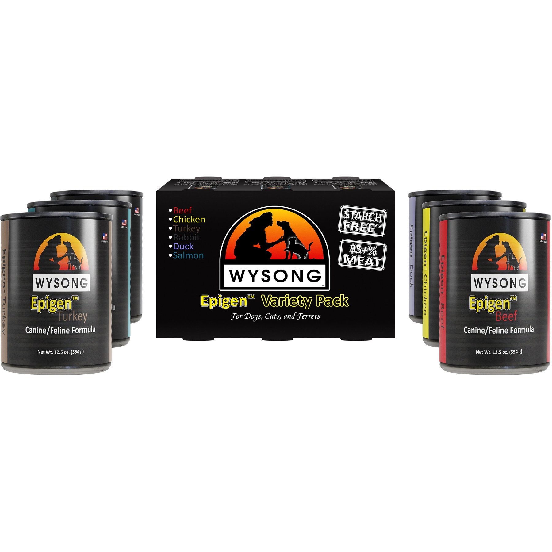 Wysong Epigen Variety Pack Grain-Free Canned Dog Food