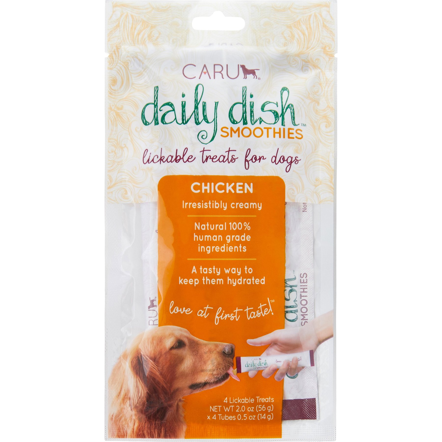 Caru Daily Dish Smoothies Chicken Flavored Lickable Dog Treats