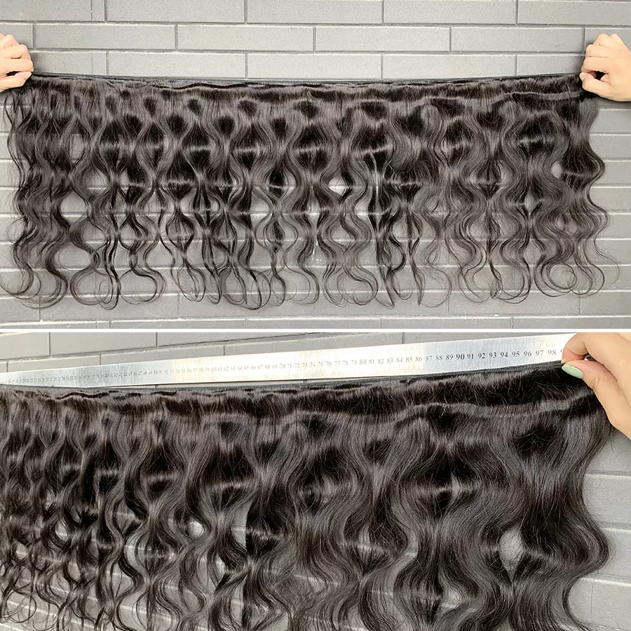 Unprocessed Human Extensions 1 3 4 Deal Body Wave Bundles 30 Inch Raw Indian Remy Virgin Hair Wefts