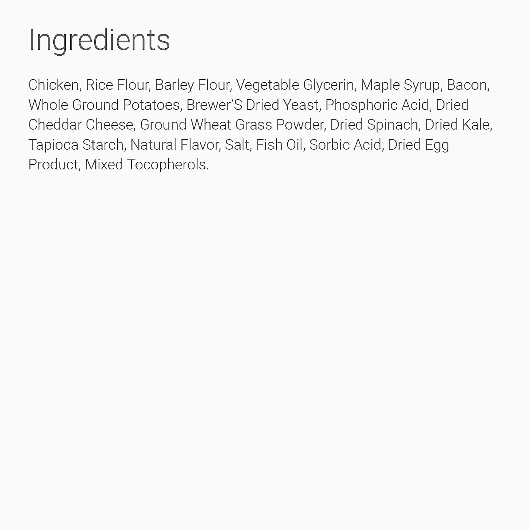 Pet Greens Li'l Treats Bacon & Cheese Flavor Dog Treats