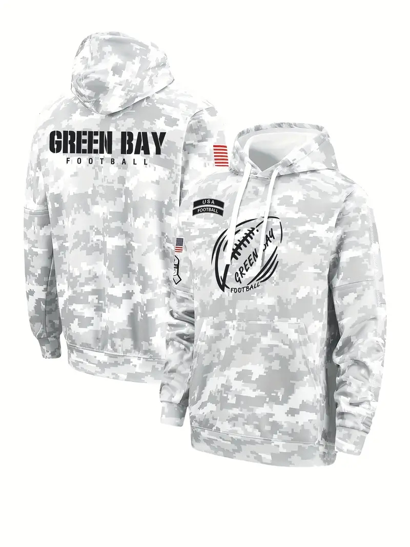 2024 Camo Salute To Service Pullover Football Hoodie Jersey individuation Custom Any Name Number Sweatshirts S-XXXL Mens Womens Youth 88888888