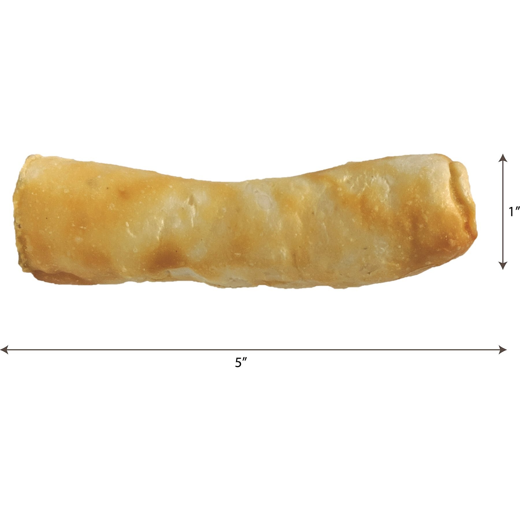 Fieldcrest Farms Nothin' To Hide Rawhide Alternative Small Roll 5" Peanut Butter Flavor Natural Chew Dog Treats