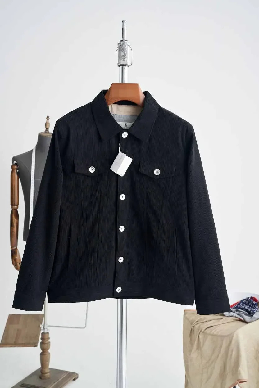 BILLIONAIRE SIJITONGDA 2024 Spring/Summer New Coat Navy Blue M-3Xl