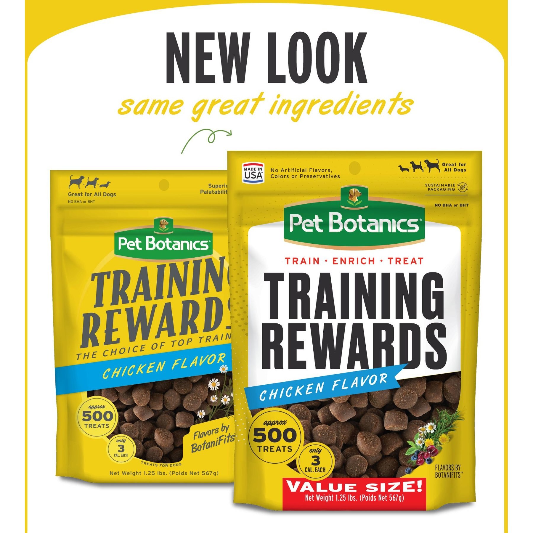 Pet Botanics Training Reward Chicken Flavor Dog Treats