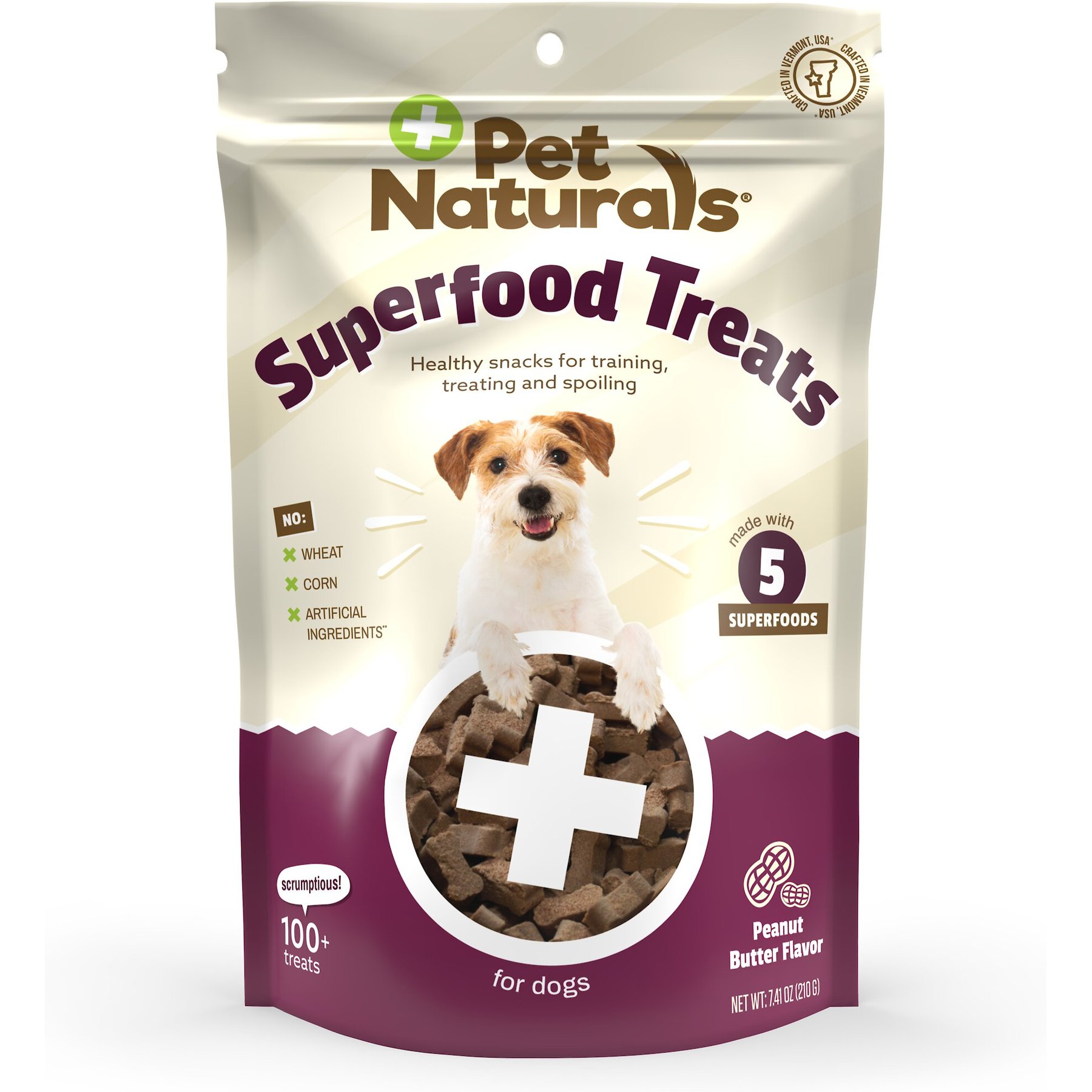Pet Naturals Peanut Butter Recipe Superfood Dog Treats