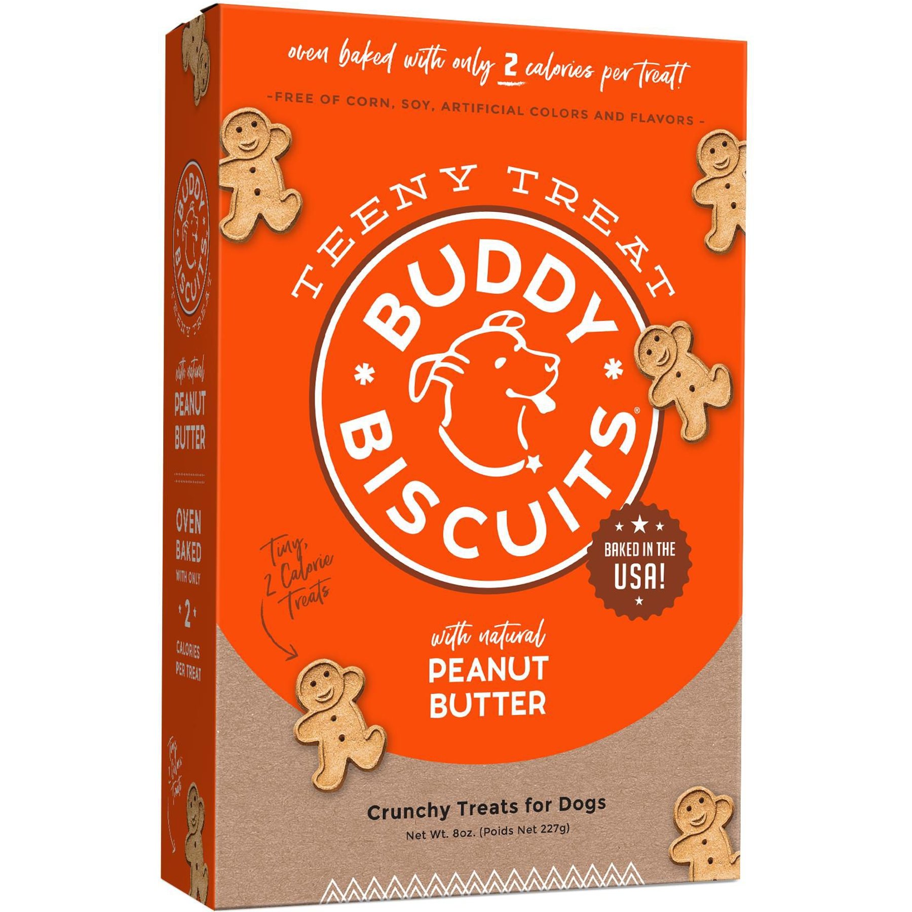 Buddy Biscuits Teeny Treats with Peanut Butter Oven Baked Dog Treats