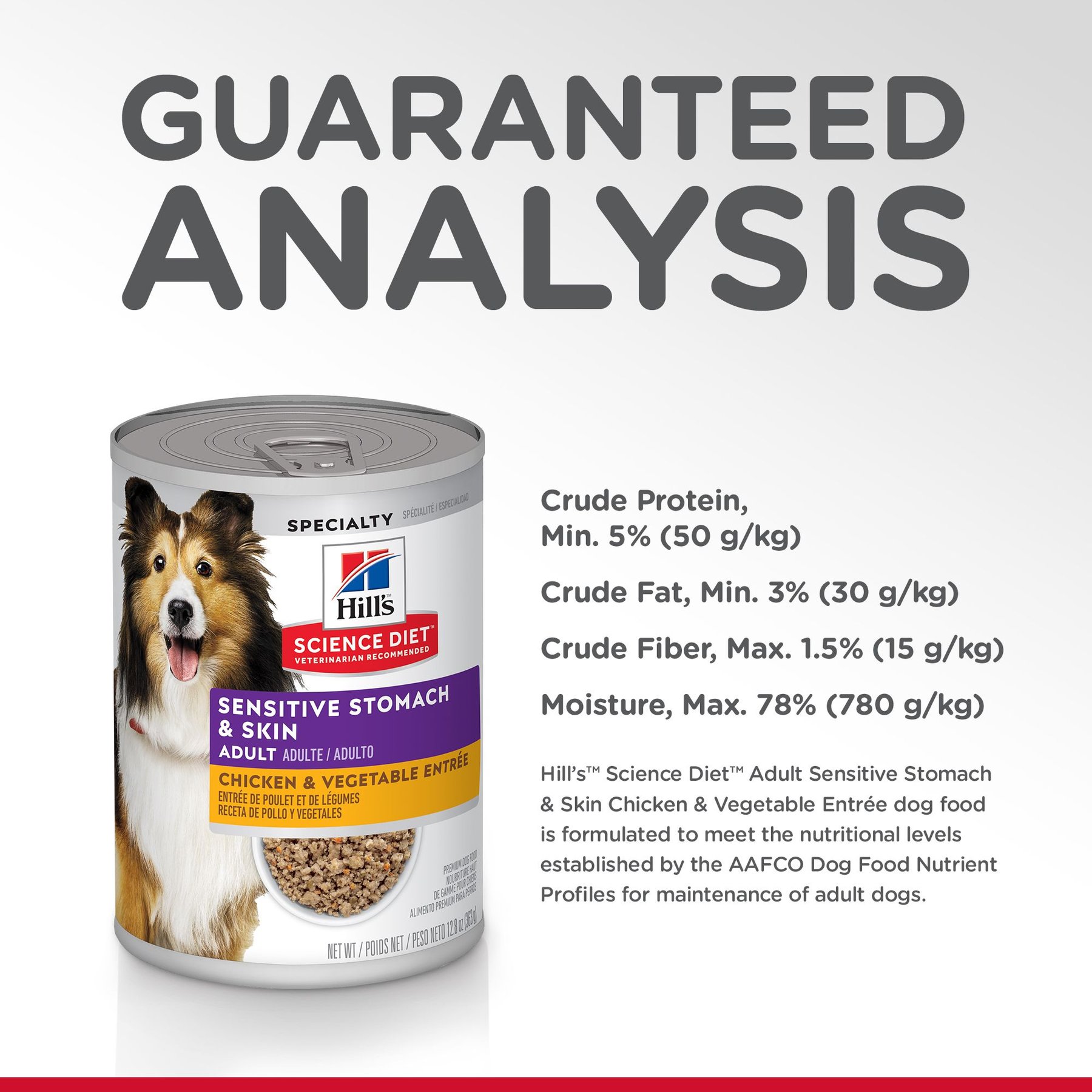 Hill's Science Diet Adult Sensitive Stomach & Sensitive Skin Chicken & Vegetable Entree Canned Dog Food