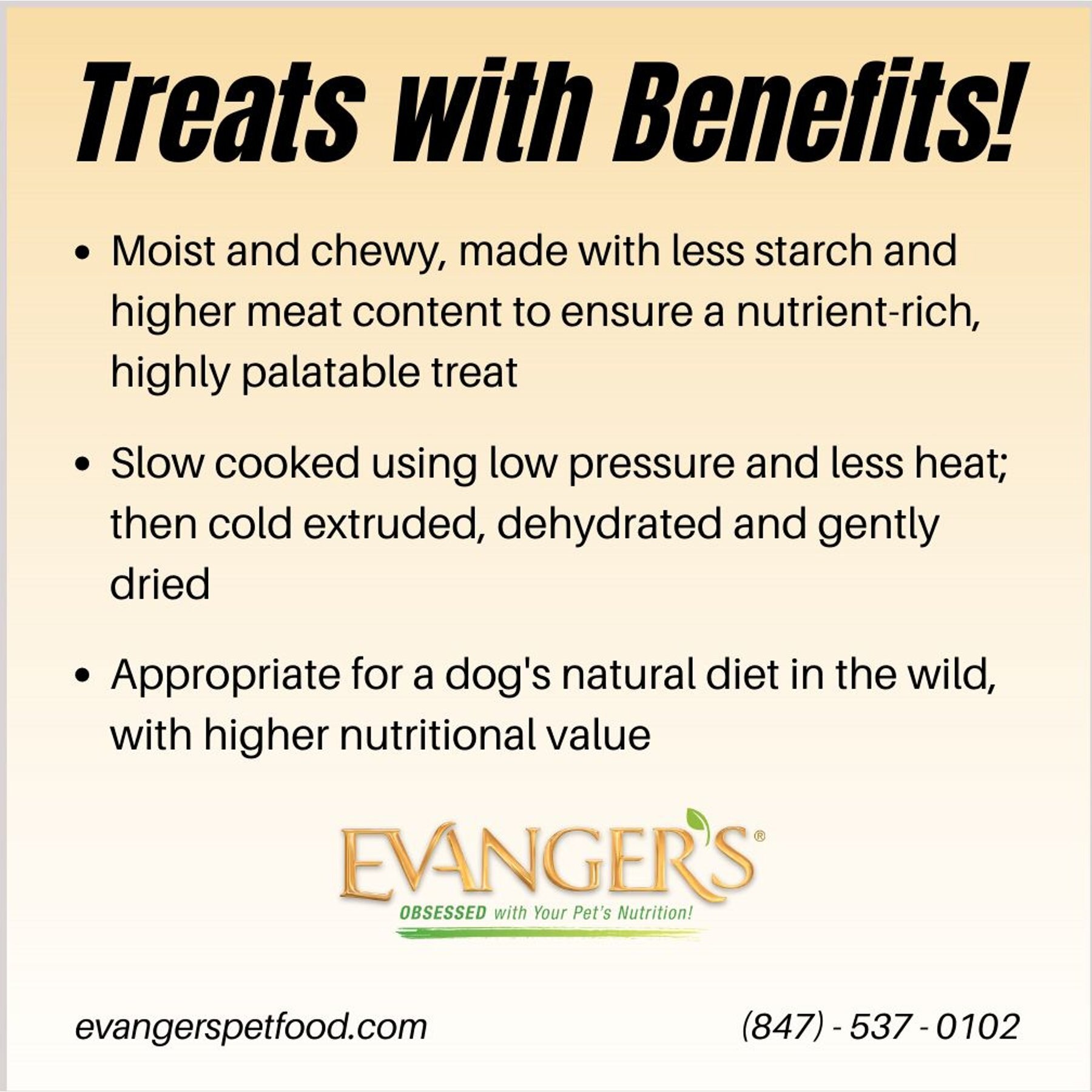 Evanger's Nothing But Natural Buffalo with Fruits & Vegetables Jerky Dog Treats