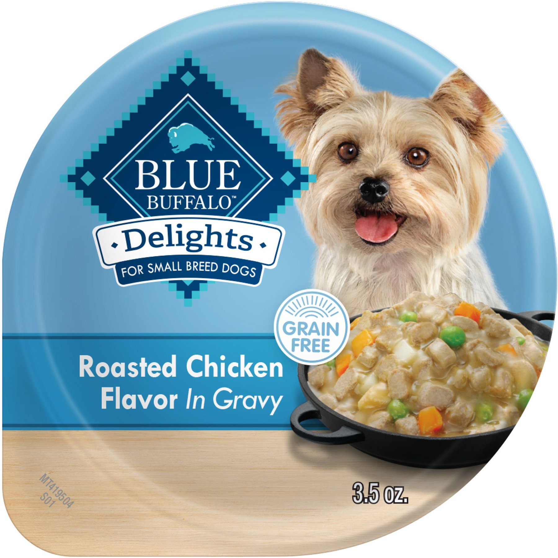 Blue Buffalo Divine Delights Rotisserie Chicken Flavor in Hearty Gravy Small Breed Wet Dog Food