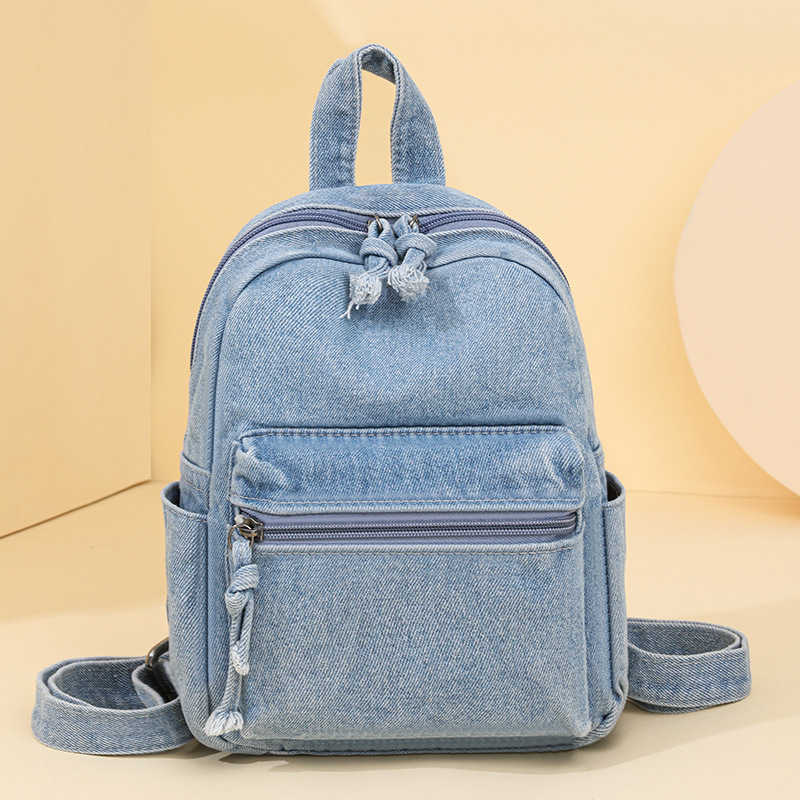 leisure backpack for female college students backpack for male students instagram trendy cool junior high school students simple and fashionable small