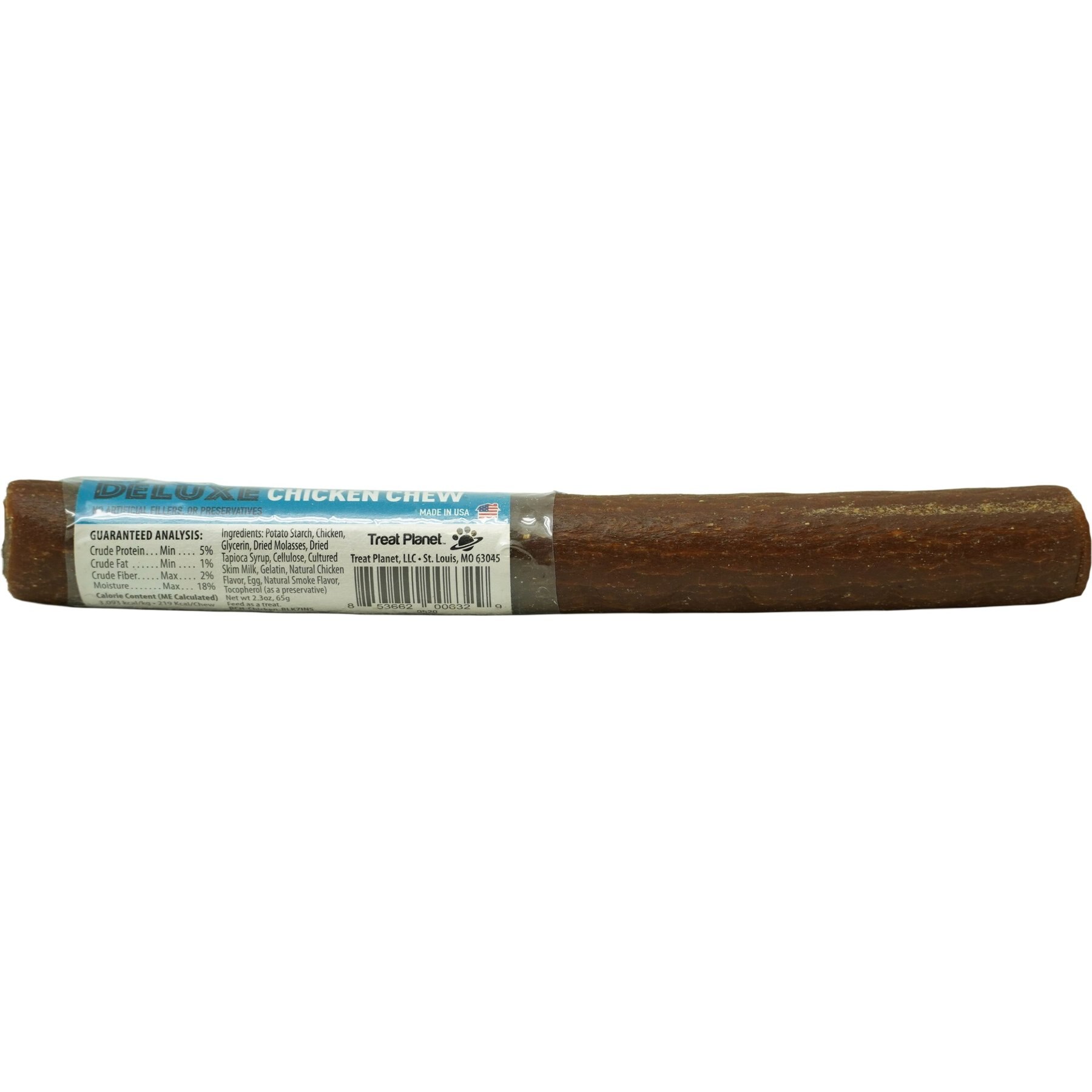 Etta Says! Deluxe Hide-Free Long-Lasting 7" Chicken Recipe Dog Chew