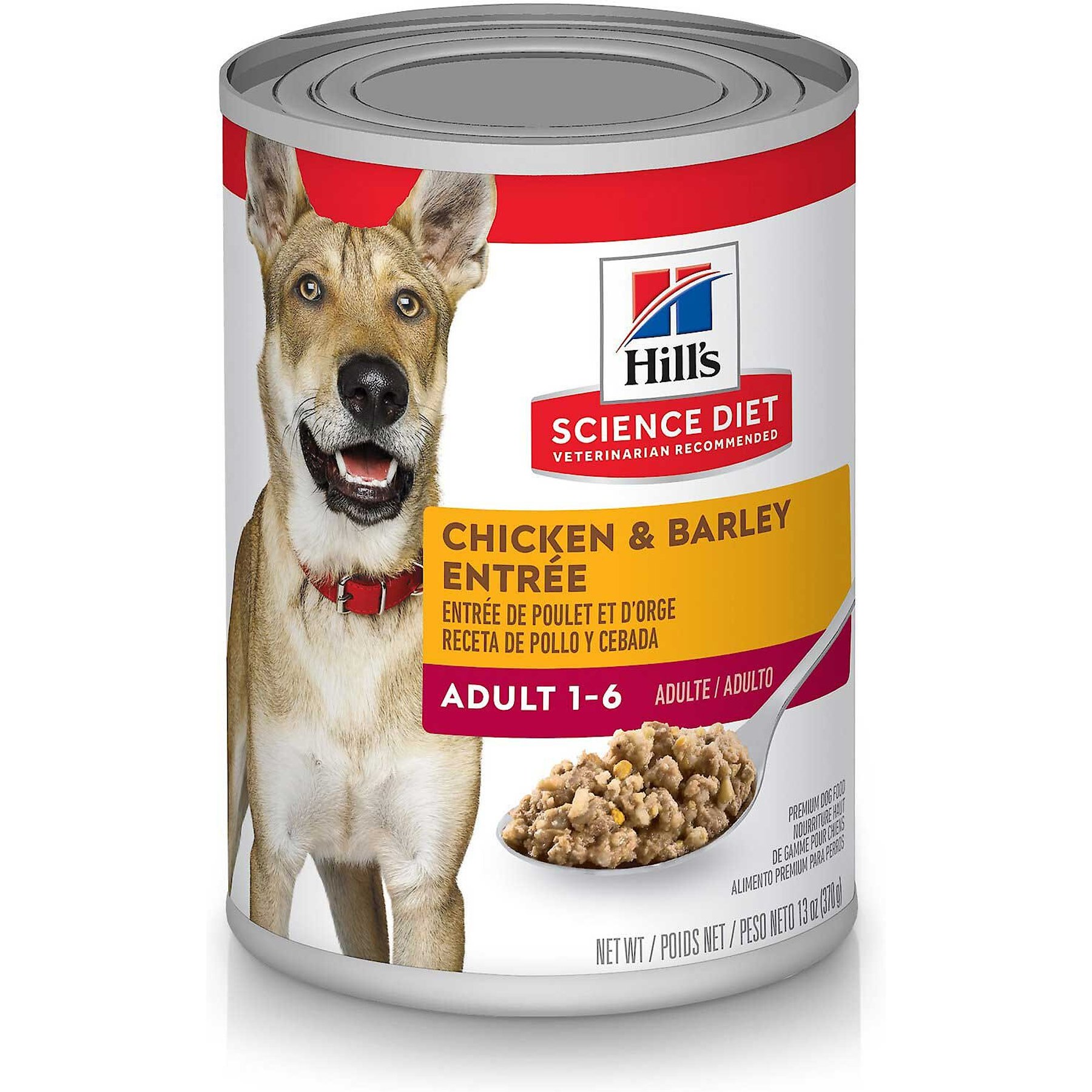 Hill's Science Diet Adult Chicken & Barley Entree Canned Dog Food