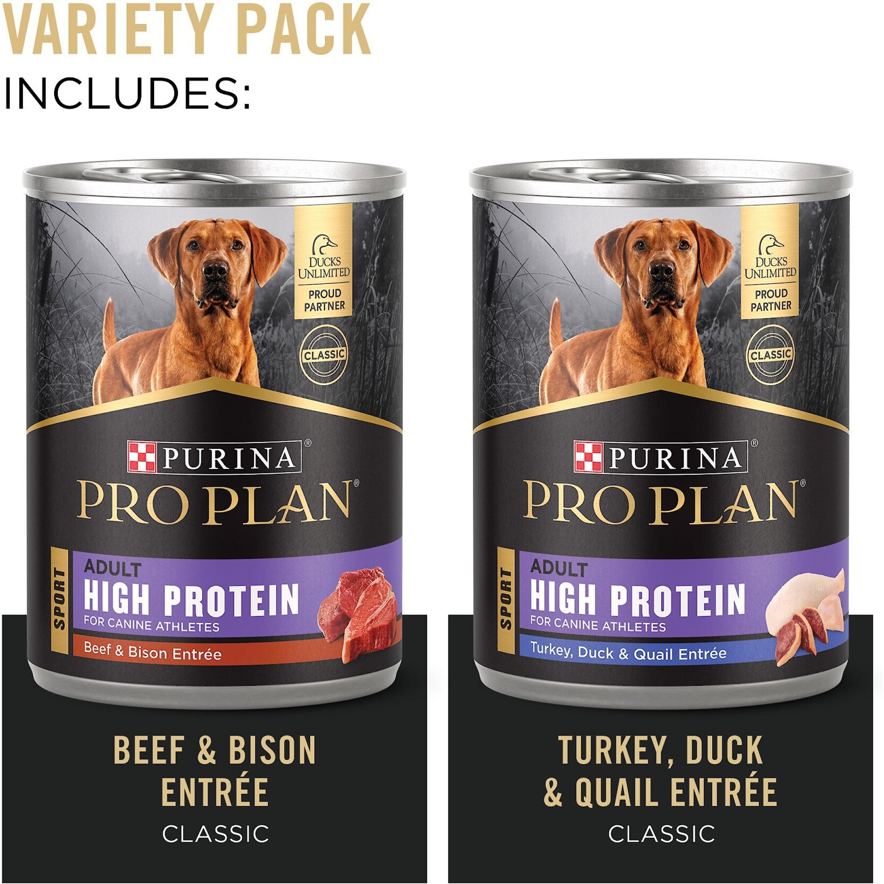 Purina Pro Plan Sport High Protein Variety Pack Wet Dog Food
