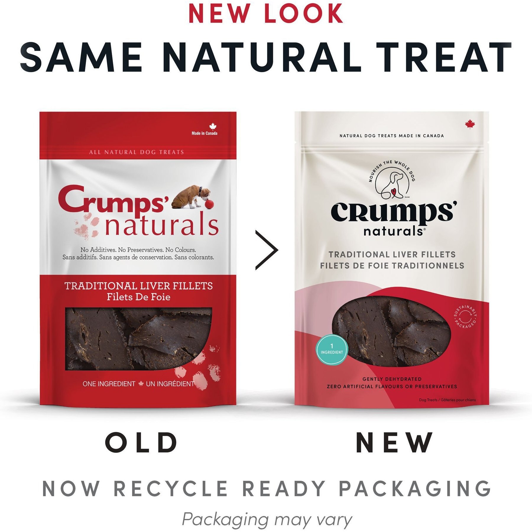 Crumps' Naturals Traditional Liver Fillets Dog Treats