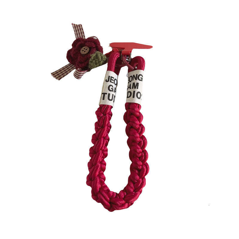 Niche liquor Hongshan tea wer mobile lanyard, car keychain wristband style pendant, universal phone case