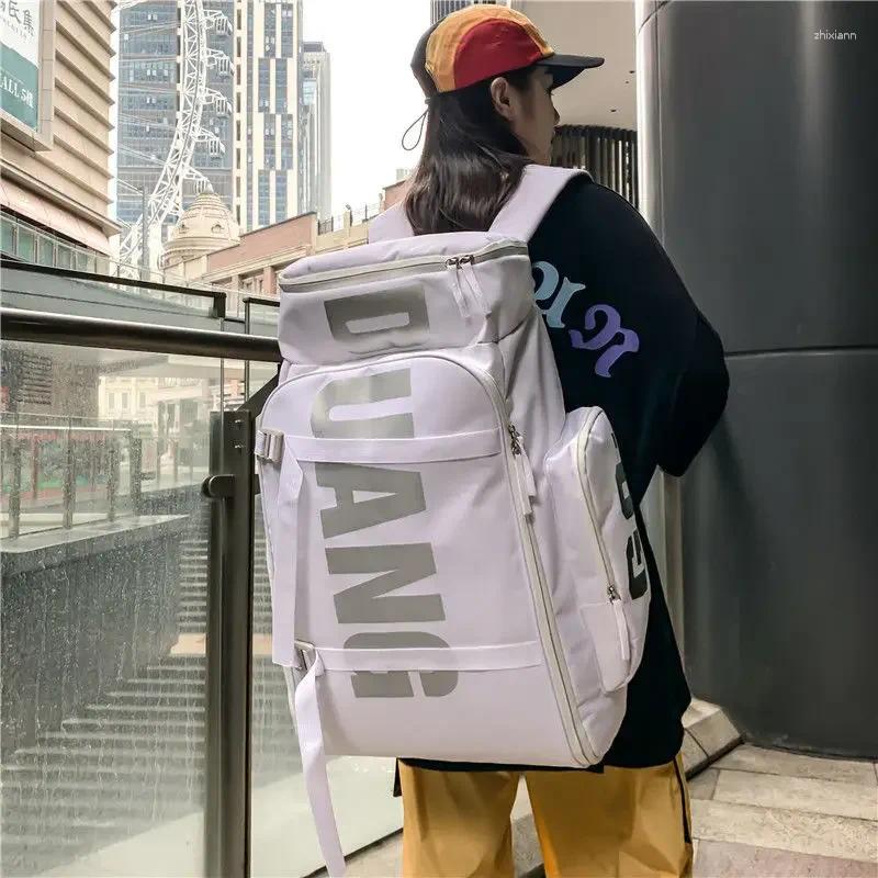 School Bags Fashion Large Capacity Ski Skateboard Bag Trend Brand Men's Travel Backpack Sports Hiking Dry Wet Separation zhanyishengli