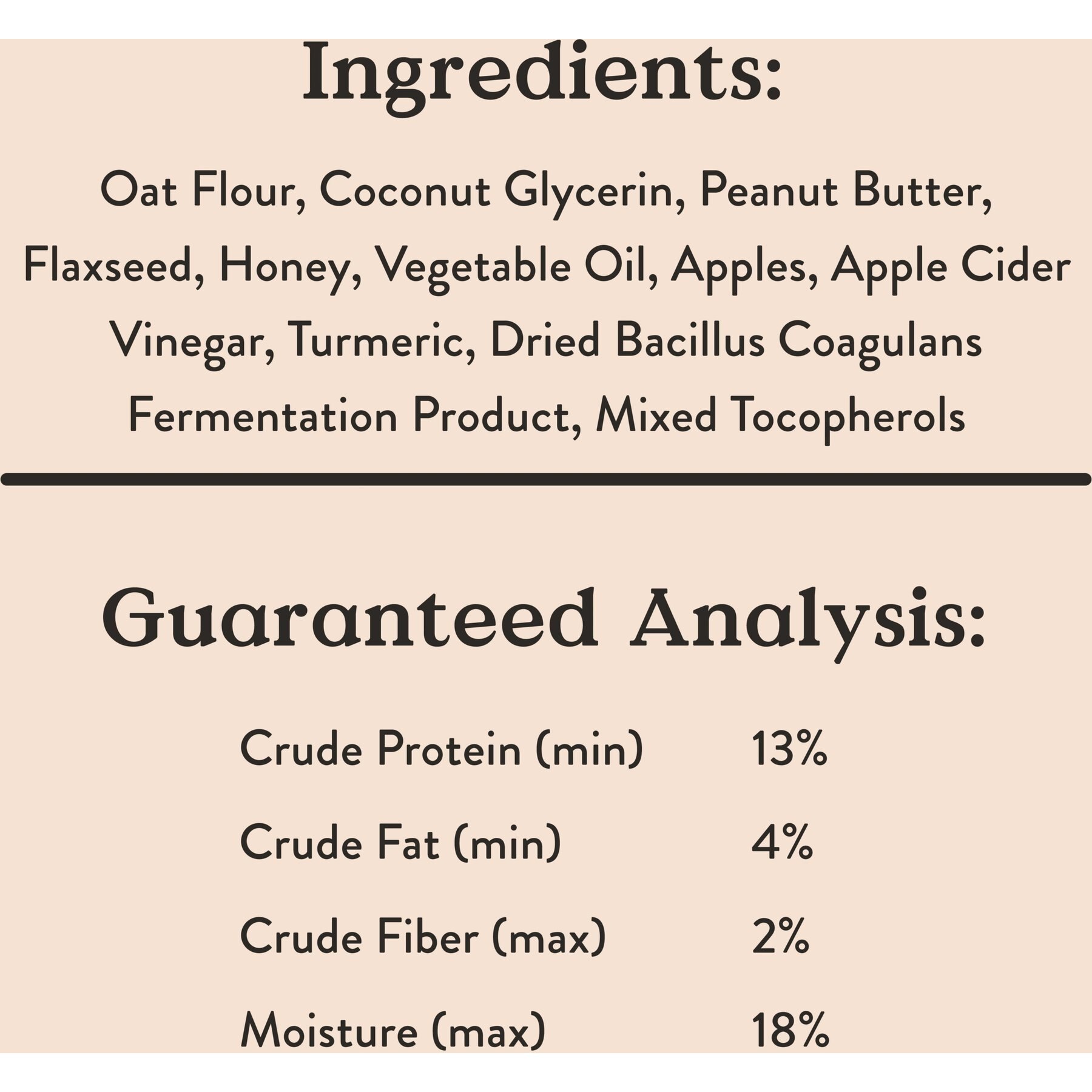 Bocce's Bakery Dailies Super Shield Peanut Butter + Apple Recipe Dog Treats, 6-oz pouch