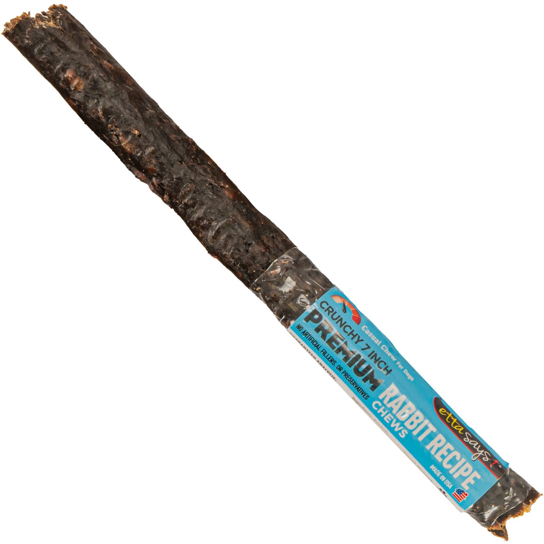 Etta Says! 7" Crunchy Rabbit Dog Chew Treats