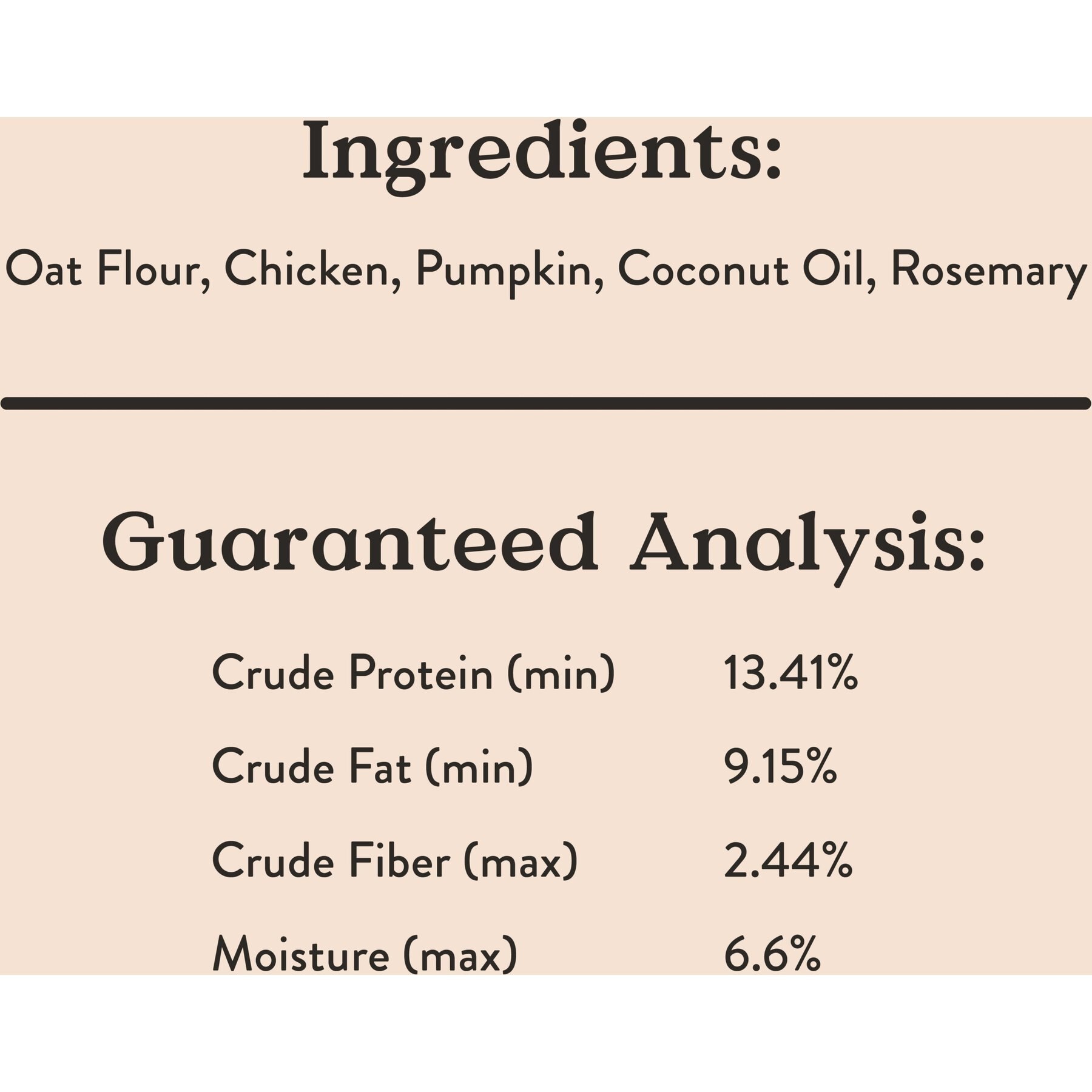 Bocce's Bakery Oven Baked Wheat-Free Chicken Recipe Dog Treats