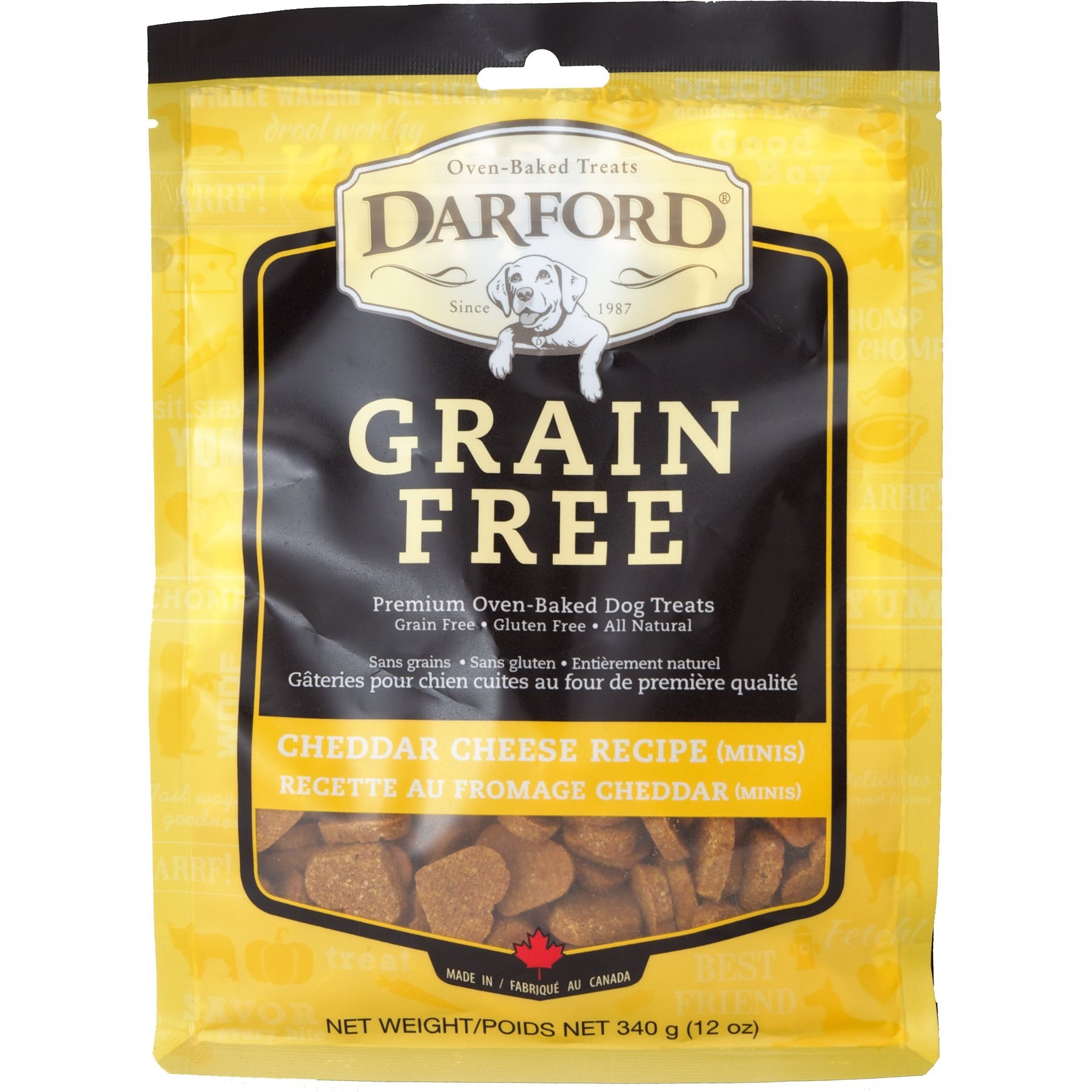 Darford Grain-Free Baked Cheddar Cheese Recipe Mini Dog Treats