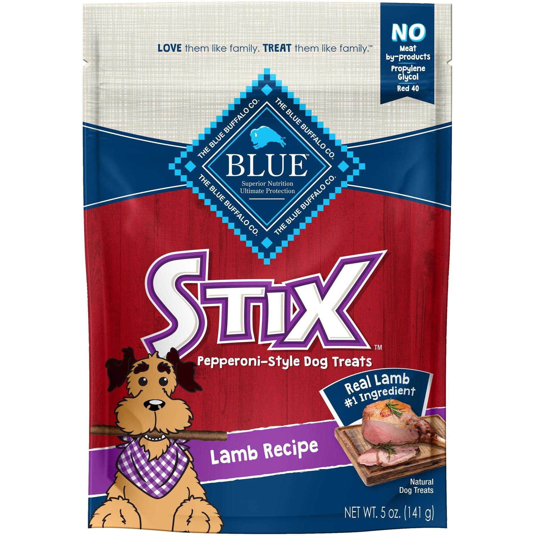 Blue Buffalo Blue Stix Lamb Recipe Pepperoni-Style Dog Treats
