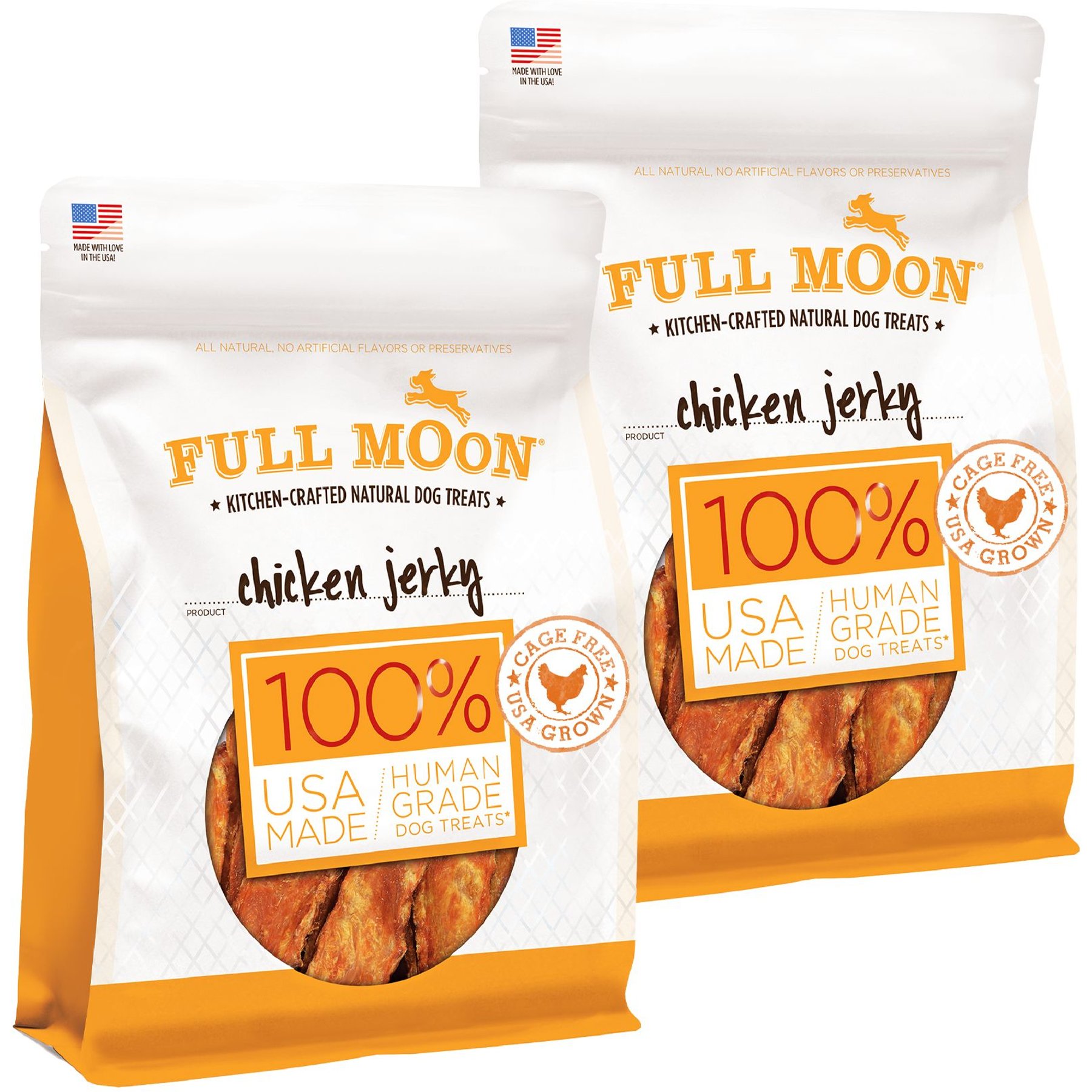 Full Moon Chicken Jerky Human-Grade Dog Treats