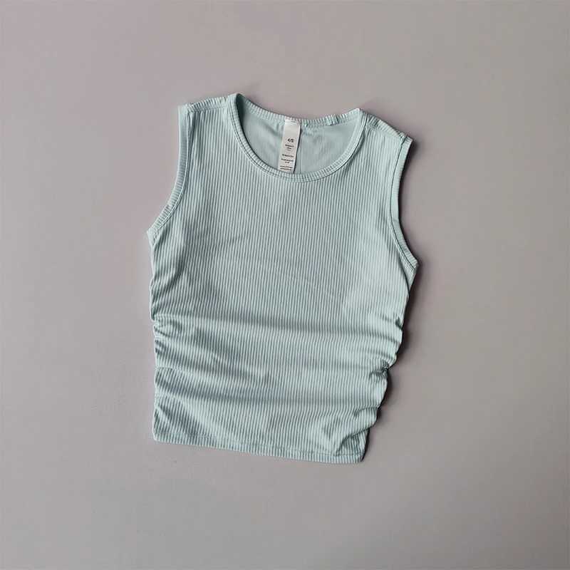 Summer nude yoga folding womens folding slim fit sports running and fitness jacket crop top bra quick drying clothingXJ250410