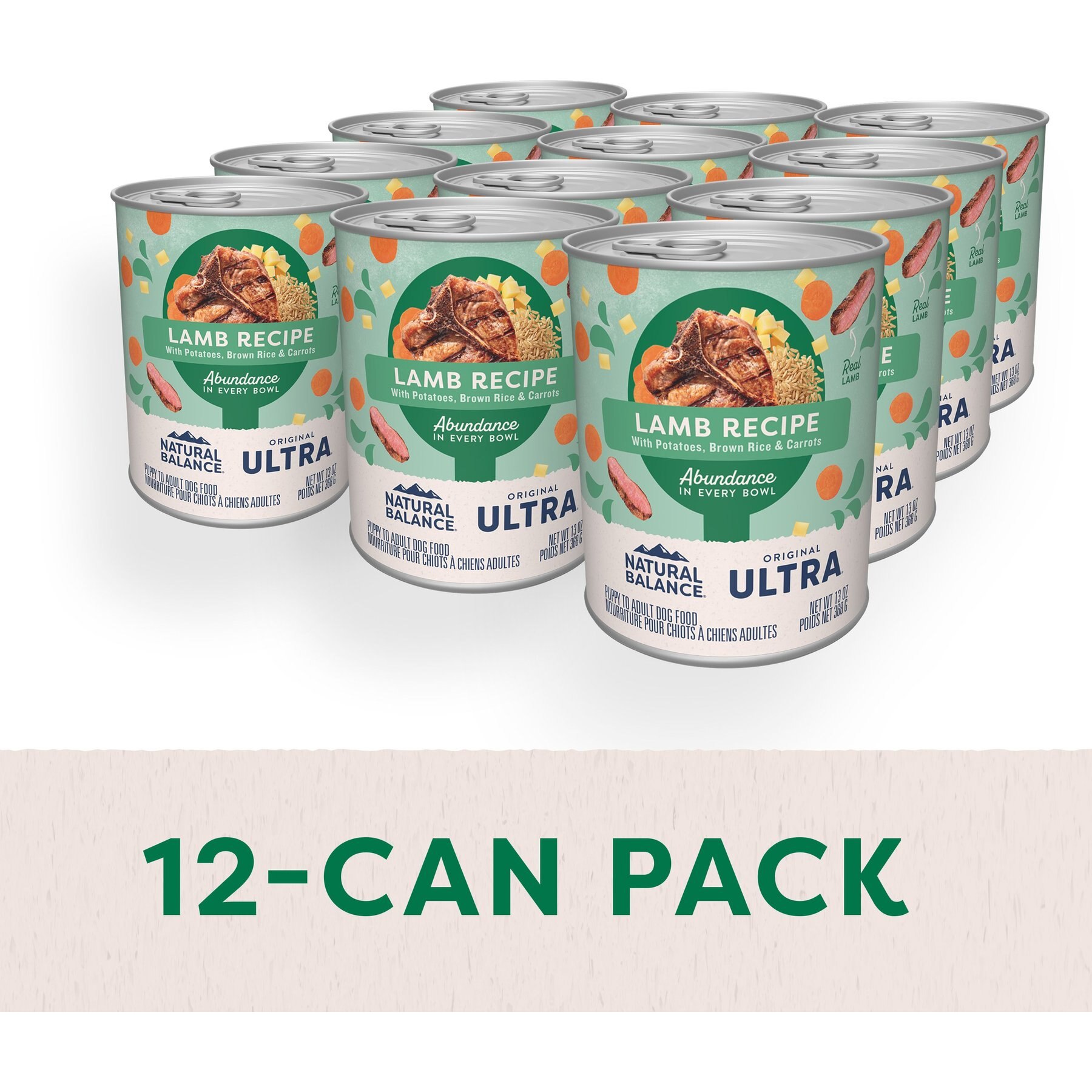 Natural Balance Original Ultra Lamb Recipe Wet Dog Food