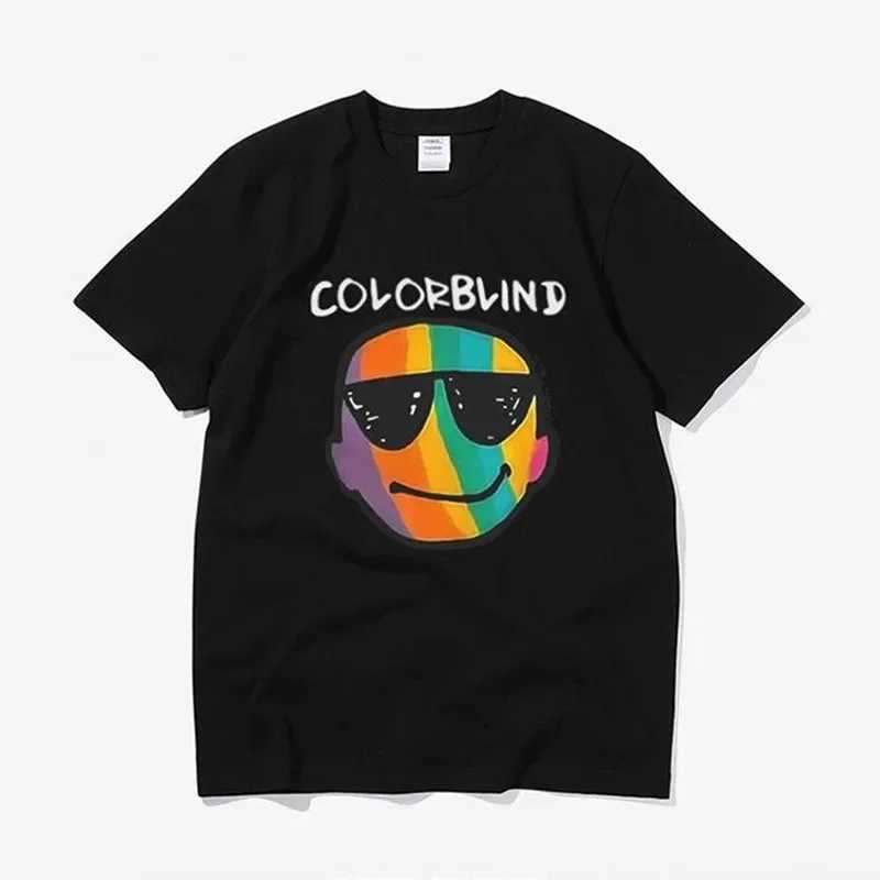 Men's T-Shirts Colorblind Strt Short-slved T Shirt All-match Print Sporty Cotton T-Shirt Oversized Men O-neck T-shirt Brand Ts Y240420