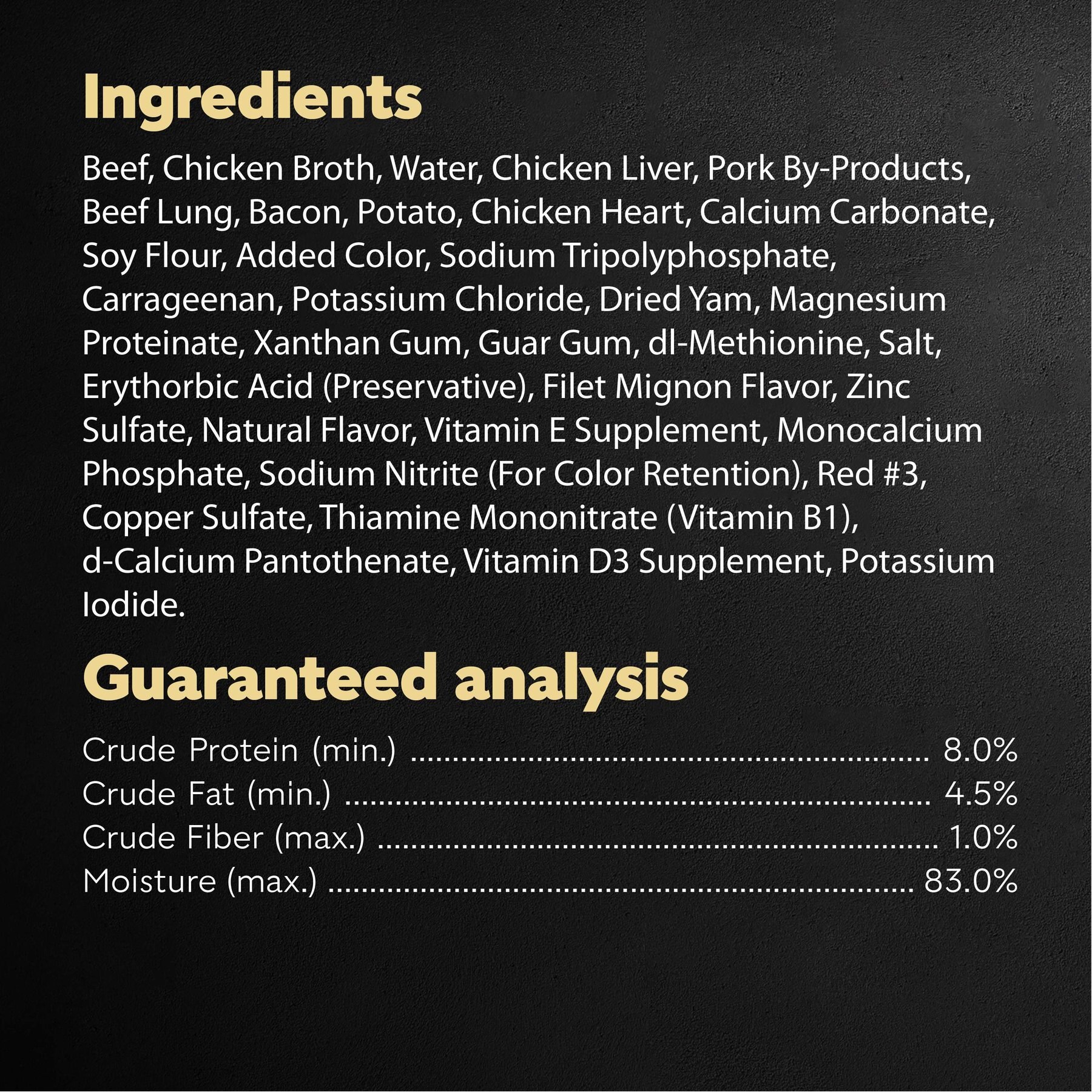 Cesar Loaf & Topper in Sauce Filet Mignon Flavor with Bacon & Potato Grain-Free Small Breed Adult Wet Dog Food Trays