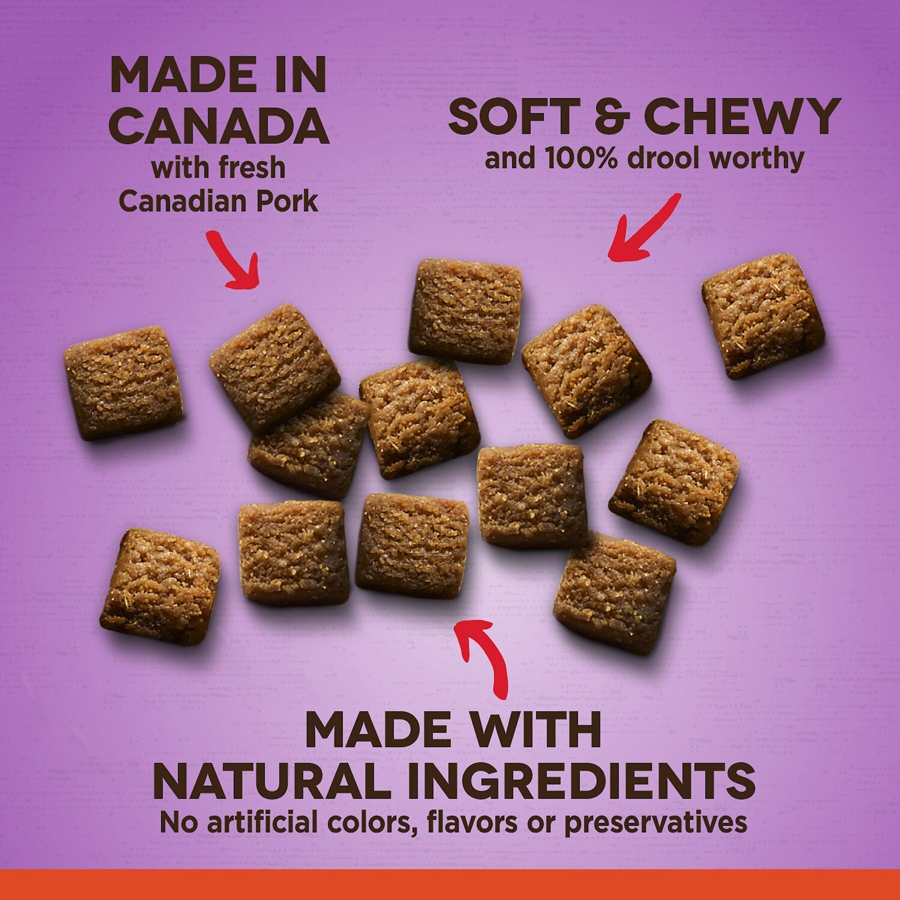Zoe Tender Chunks Cheese & Bacon Grain-Free Dog Treats
