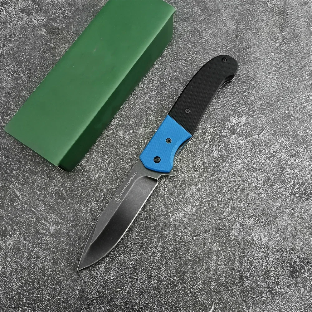 High Quaity CR 6884 Gnitor Assisted Fipper Pocket Knife Satin Drop Point Bade G10 Handes Outdoor Tacticas Hunting Knives Muti-purpose Manua Open Hand