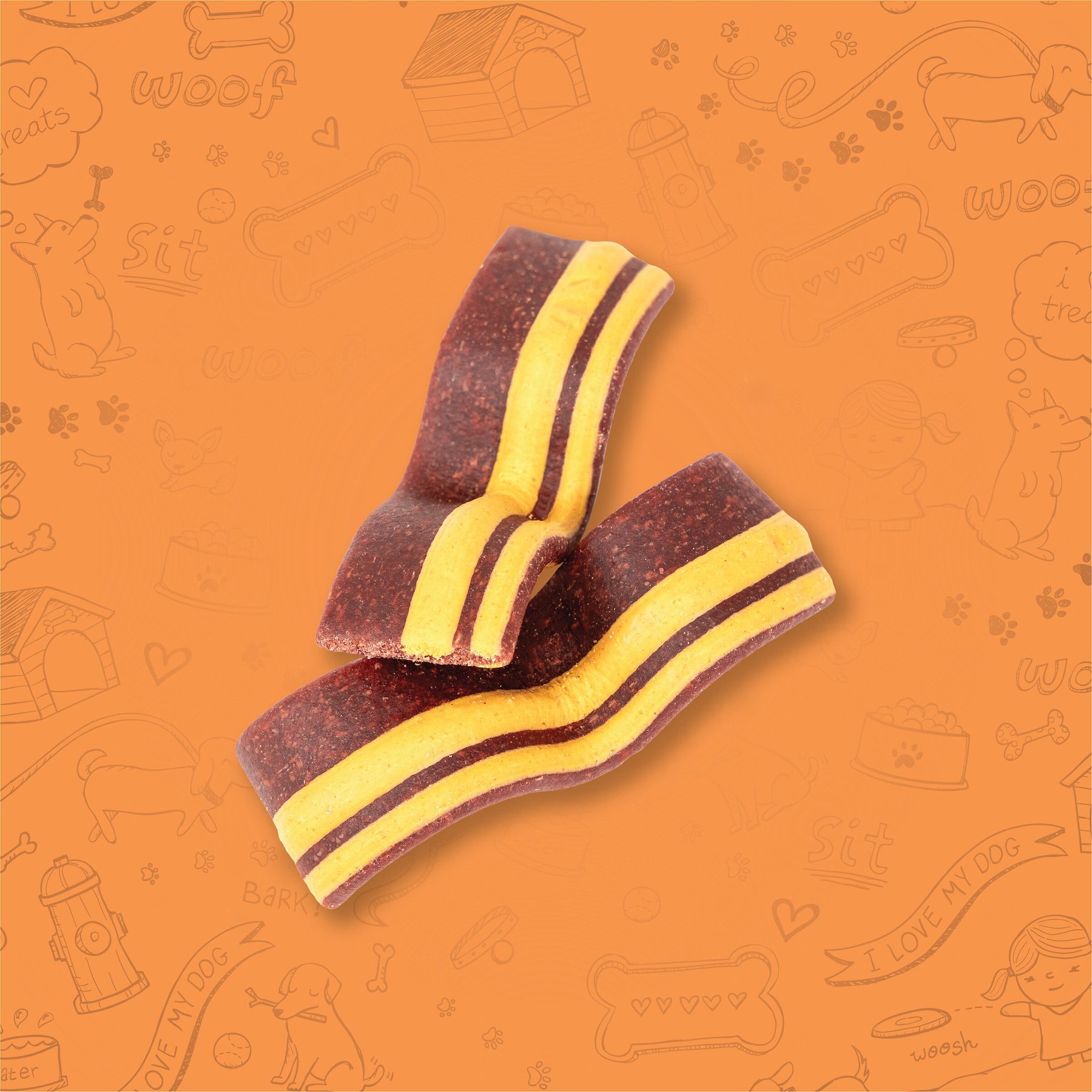 Meaty Treats Bac'n Creations Bacon & Cheese Flavor Strips Soft & Chewy Dog Treats