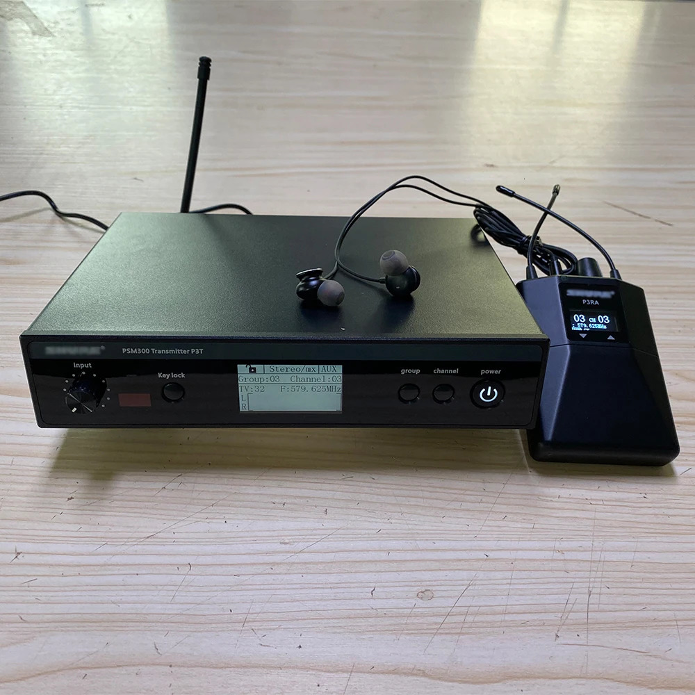 PSM300 P3RA P3T In-Ear Monitoring System Professional level wireless system For Bands 100mW 24-Bit Digital DSP Processor Audio 240411