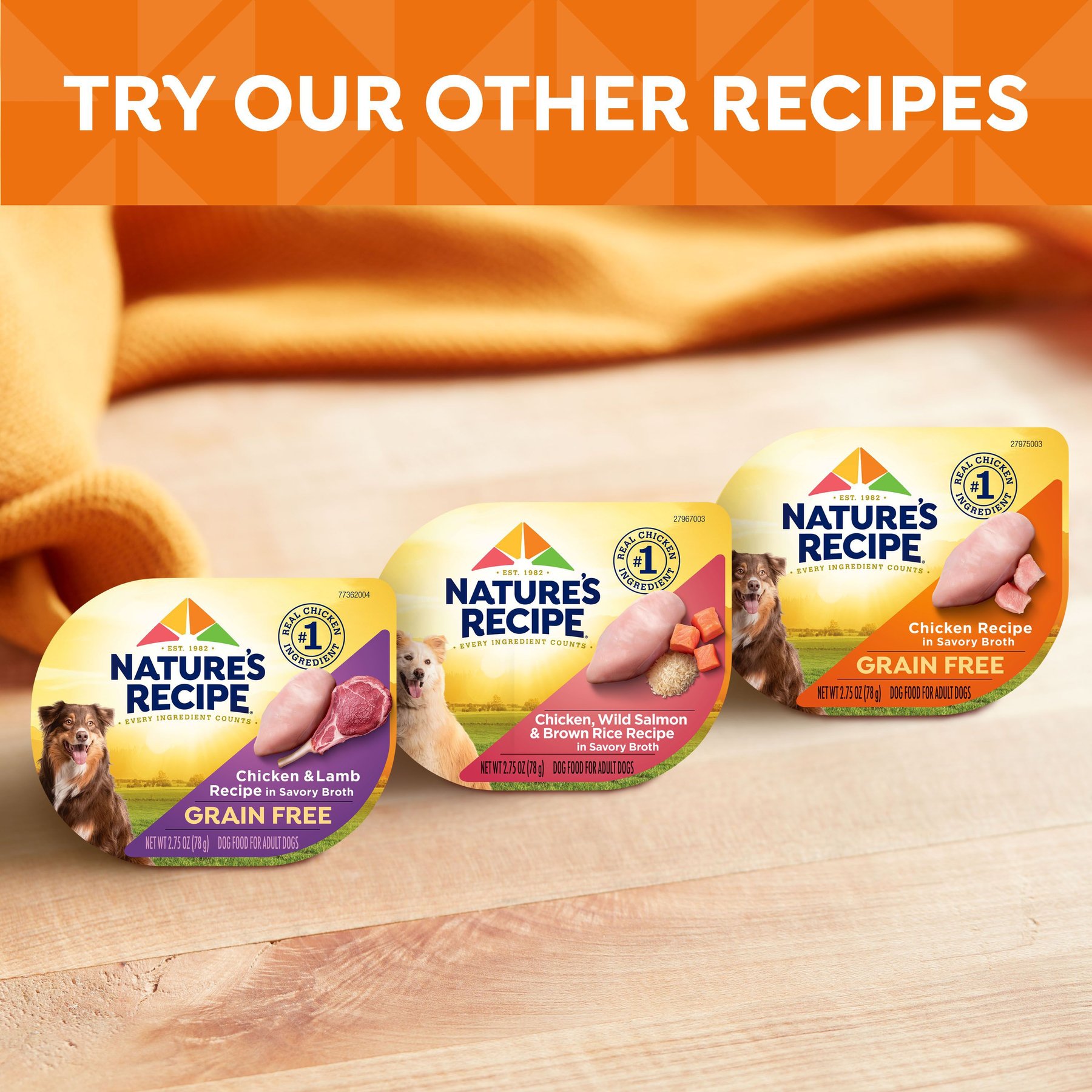 Nature's Recipe Chicken & Brown Rice Recipe in Broth Wet Dog Food