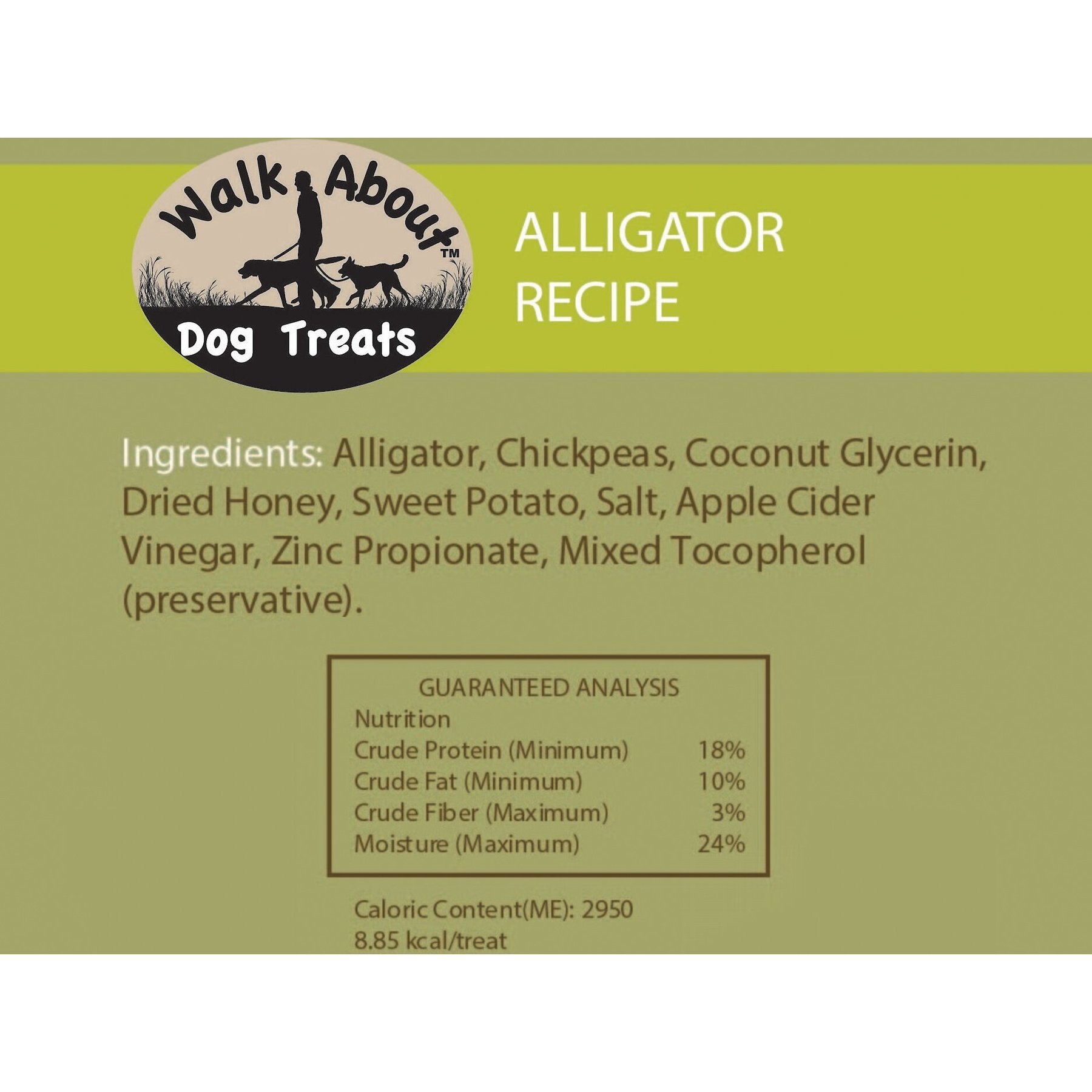 Walk About Alligator Grain-Free Jerky Dog Treats