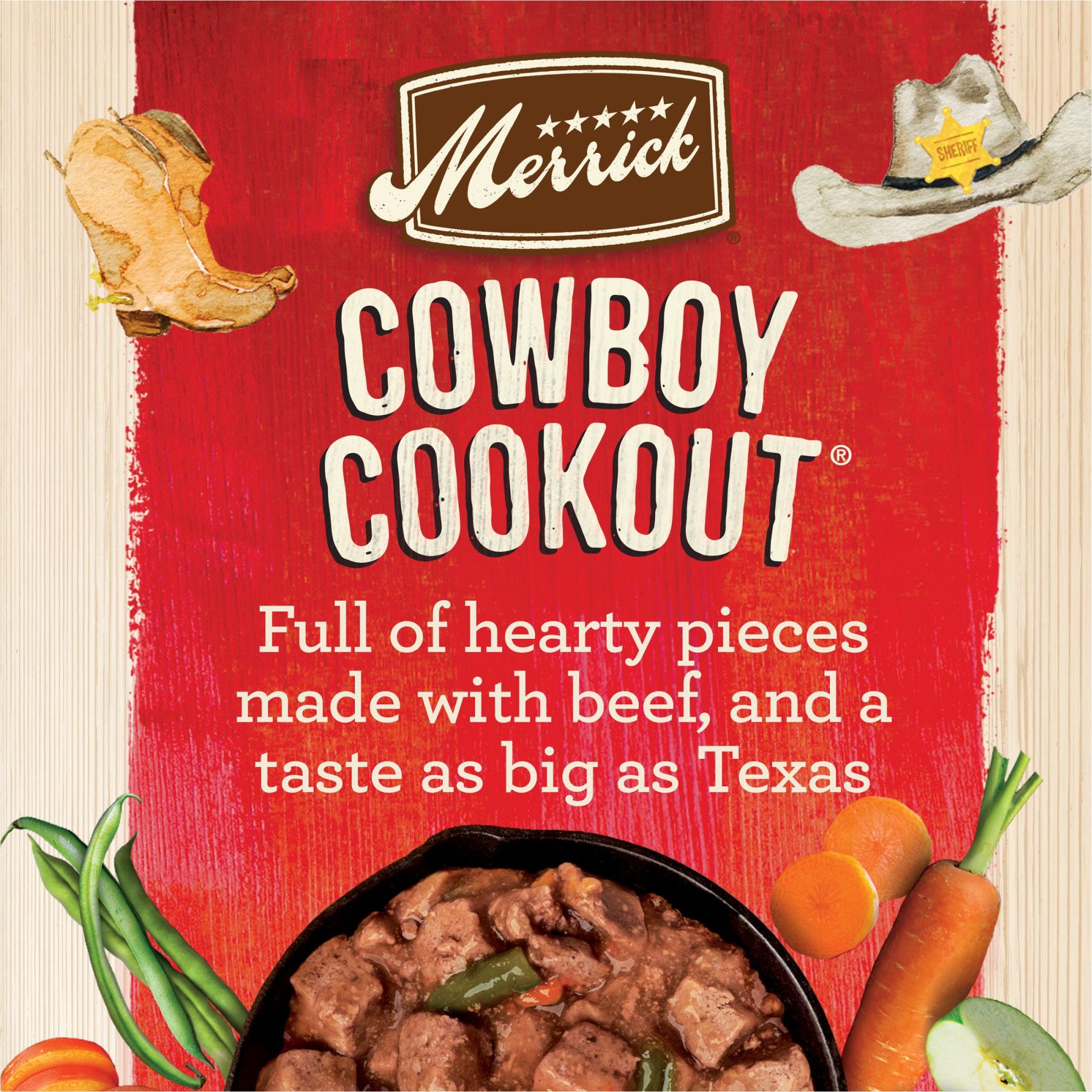Merrick Grain-Free Wet Dog Food Cowboy Cookout