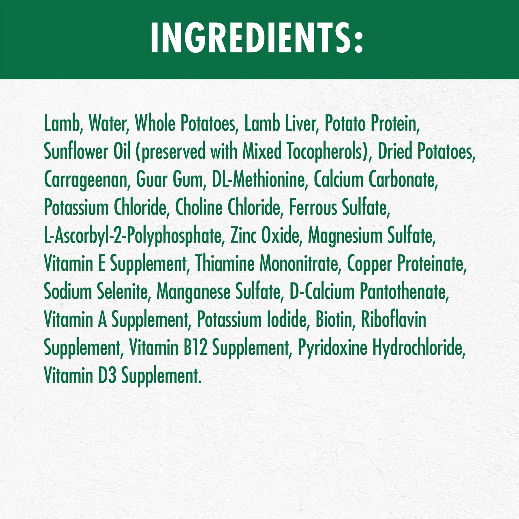 Nutro Limited Ingredient Diet Premium Loaf Lamb & Potato Grain-Free Adult Canned Wet Dog Food