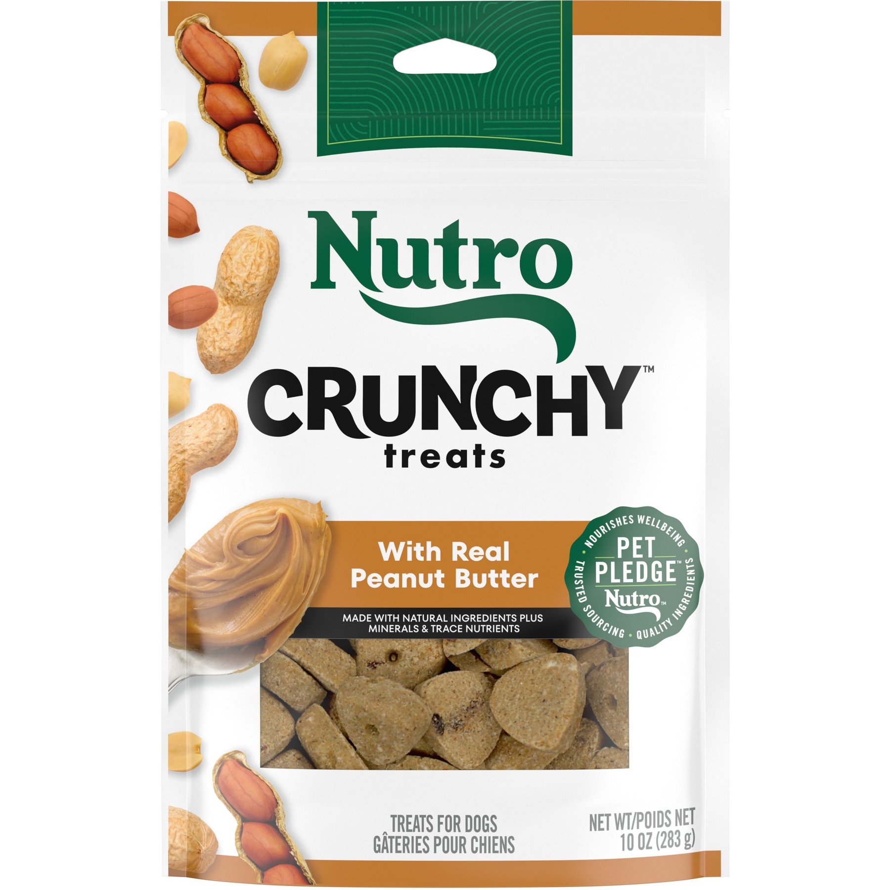 Nutro Crunchy Treats with Real Peanut Butter Dog Treats