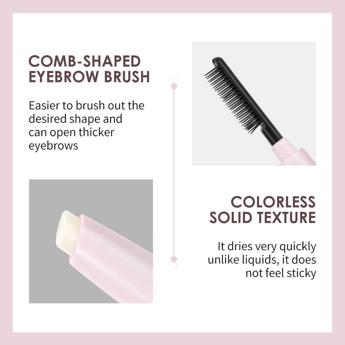 Eyebrow Gel Brows Wax Pencil Double Head Waterproof Long-Lasting Wild Brow Styling Soap Eye Brow Shaping Brush Womens CosmeticsXJ241121