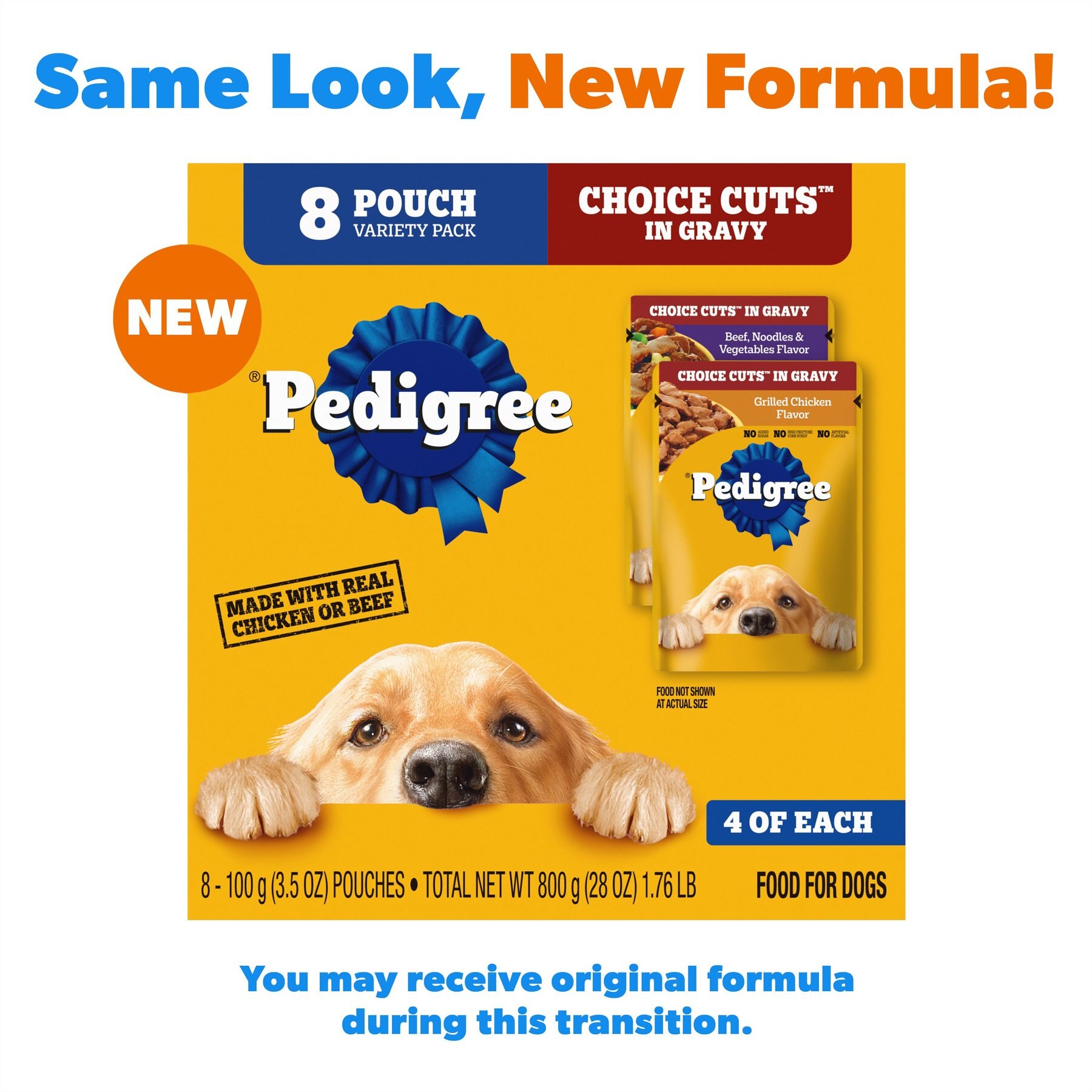 Pedigree Choice Cuts Variety Pack Beef & Chicken Adult Wet Dog Food
