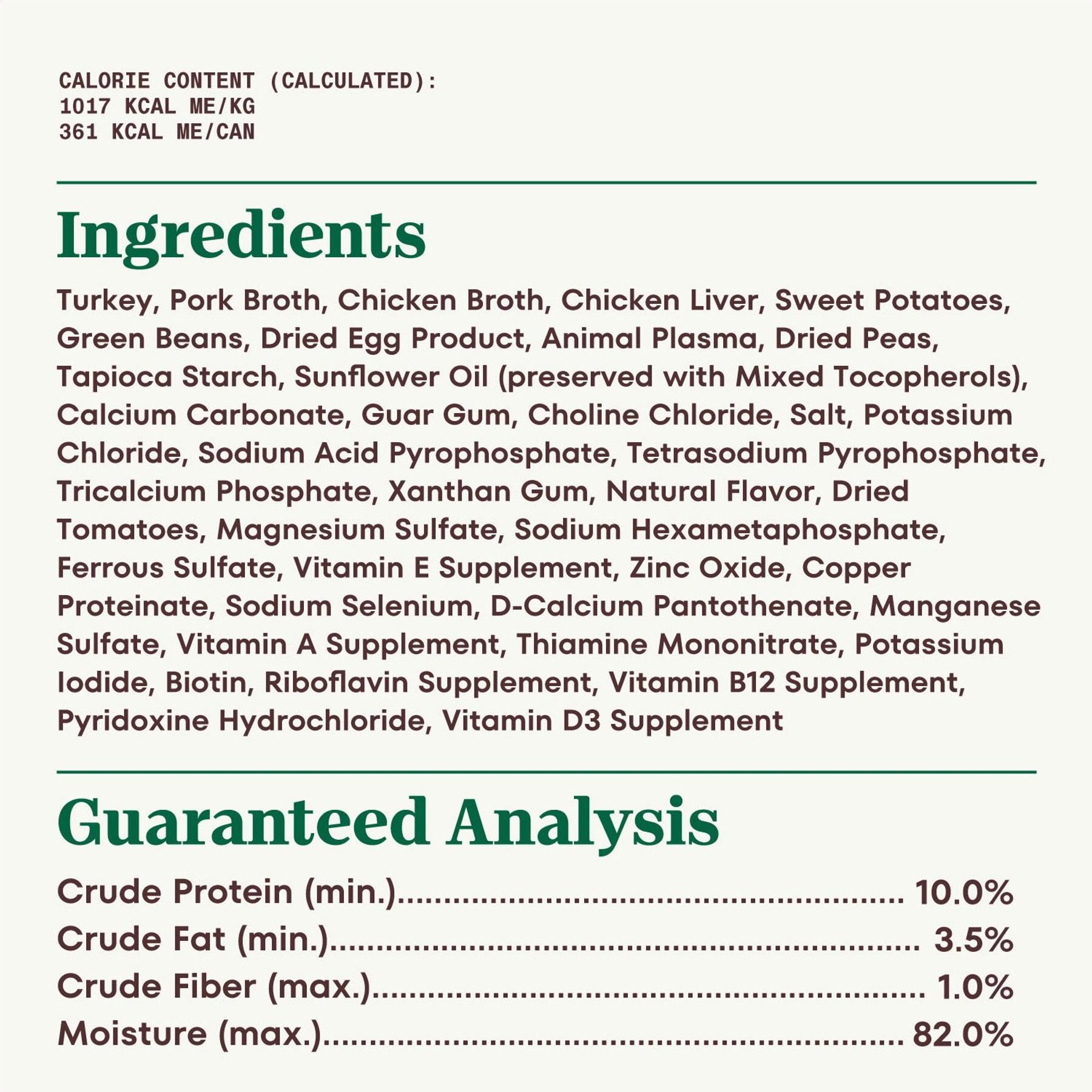 Nutro Hearty Stew Turkey, Sweet Potato & Green Bean Cuts in Gravy Adult Canned Wet Dog Food