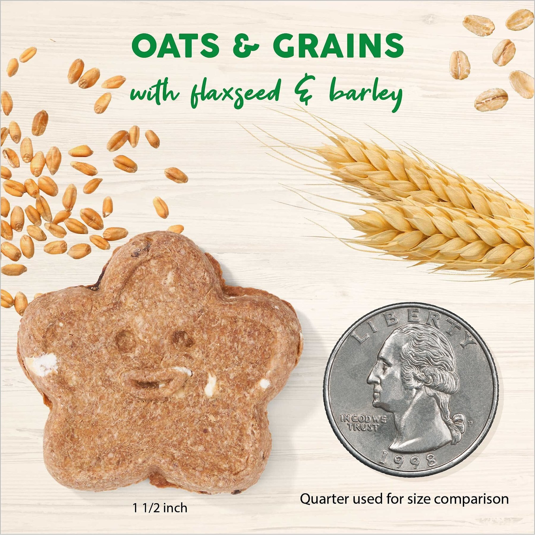 Cloud Star Wag More Bark Less Oats & Grains Biscuits with Chicken & Carrots Dog Treats