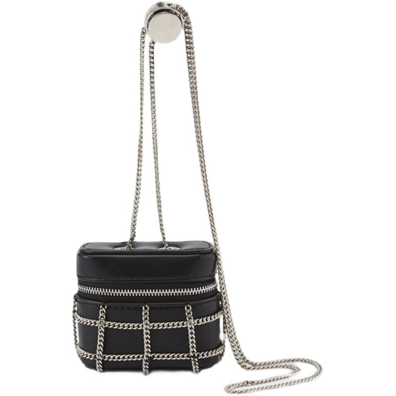 2025S Designer New for Trendy Women Fashionable Denim Hot Diamond Mini Pendant Single Shoulder Crossbody Lipstick Small Square Bag