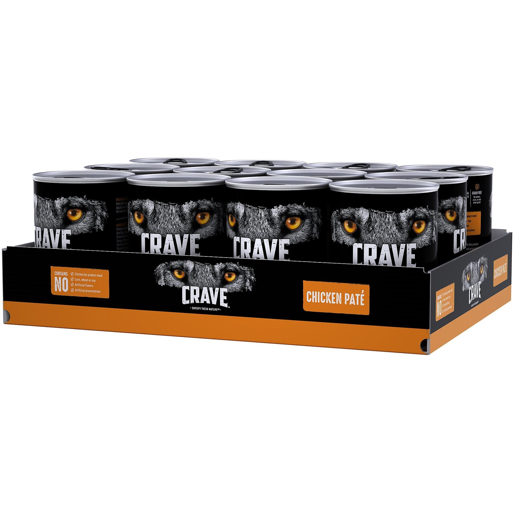 Crave Chicken Pate Grain-Free Canned Wet Dog Food