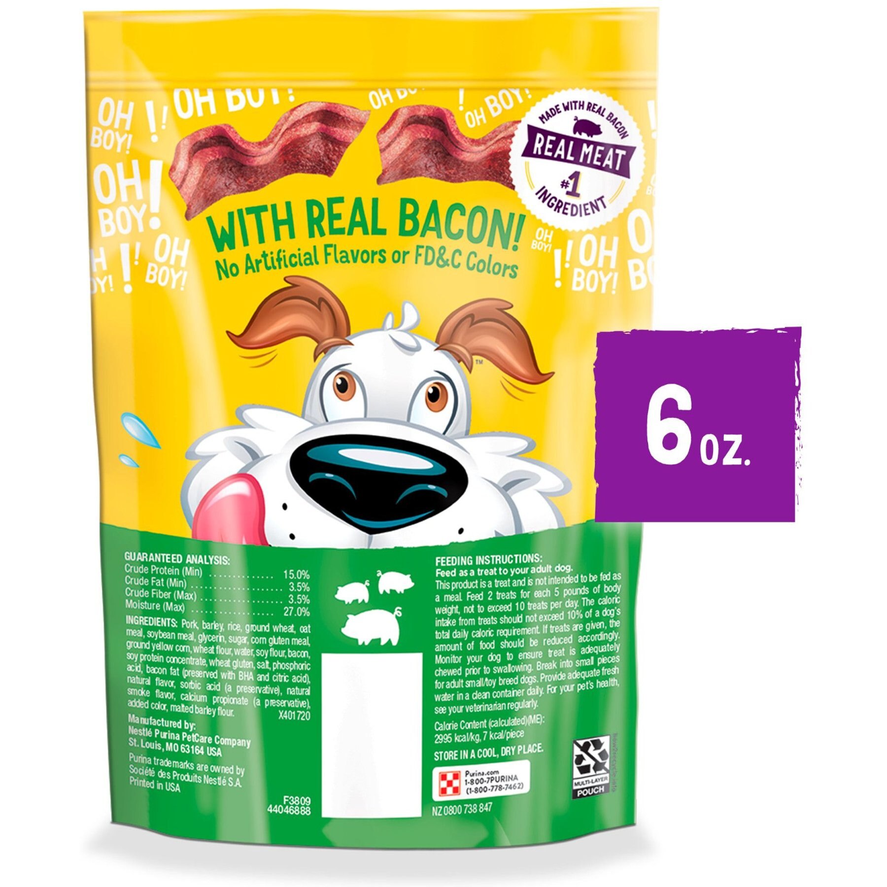 Purina Beggin' Real Meat Fun Size Original with Bacon Flavored Dog Treats